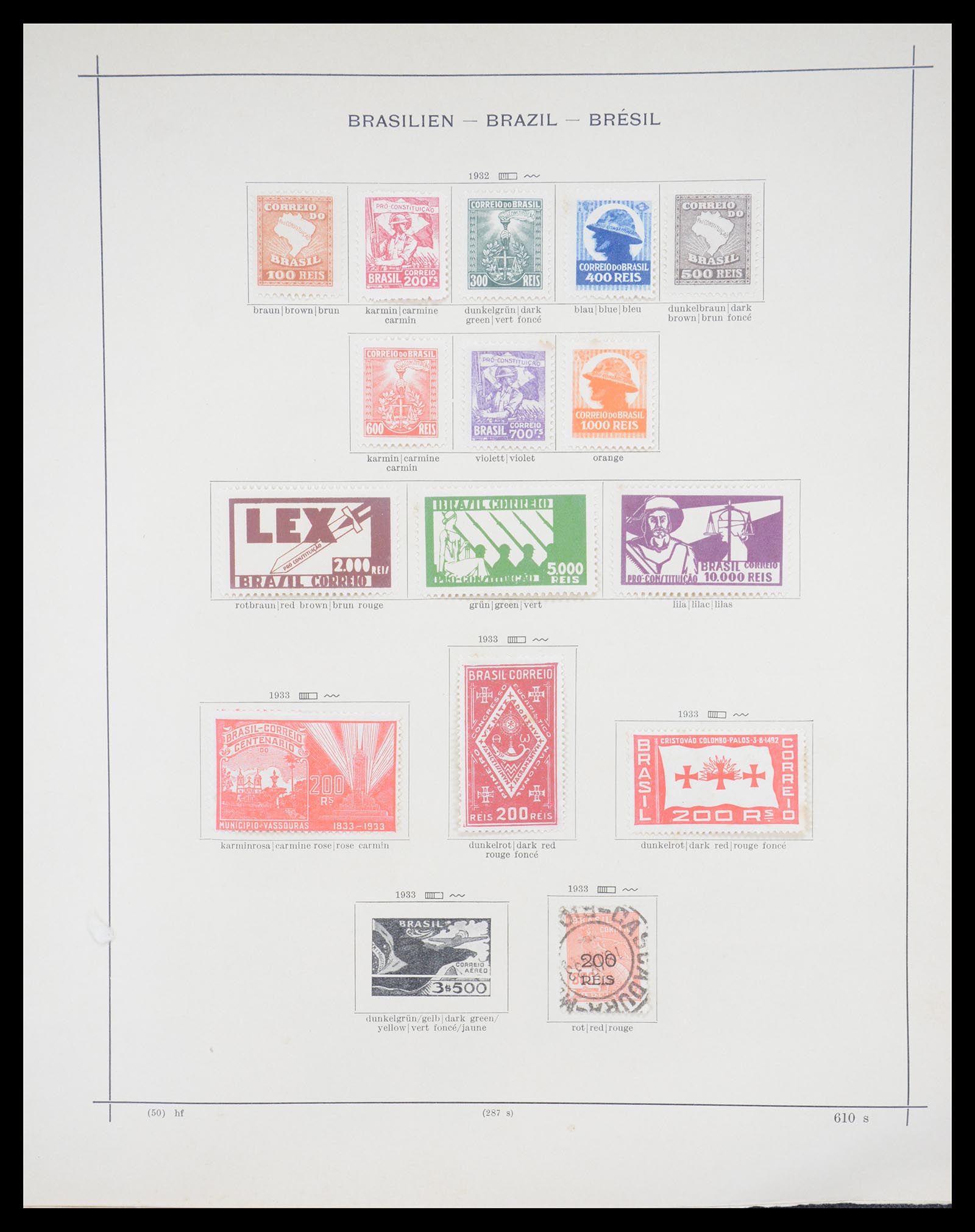 36440 067 - Postzegelverzameling 36440 Latijns Amerika 1870-1940.