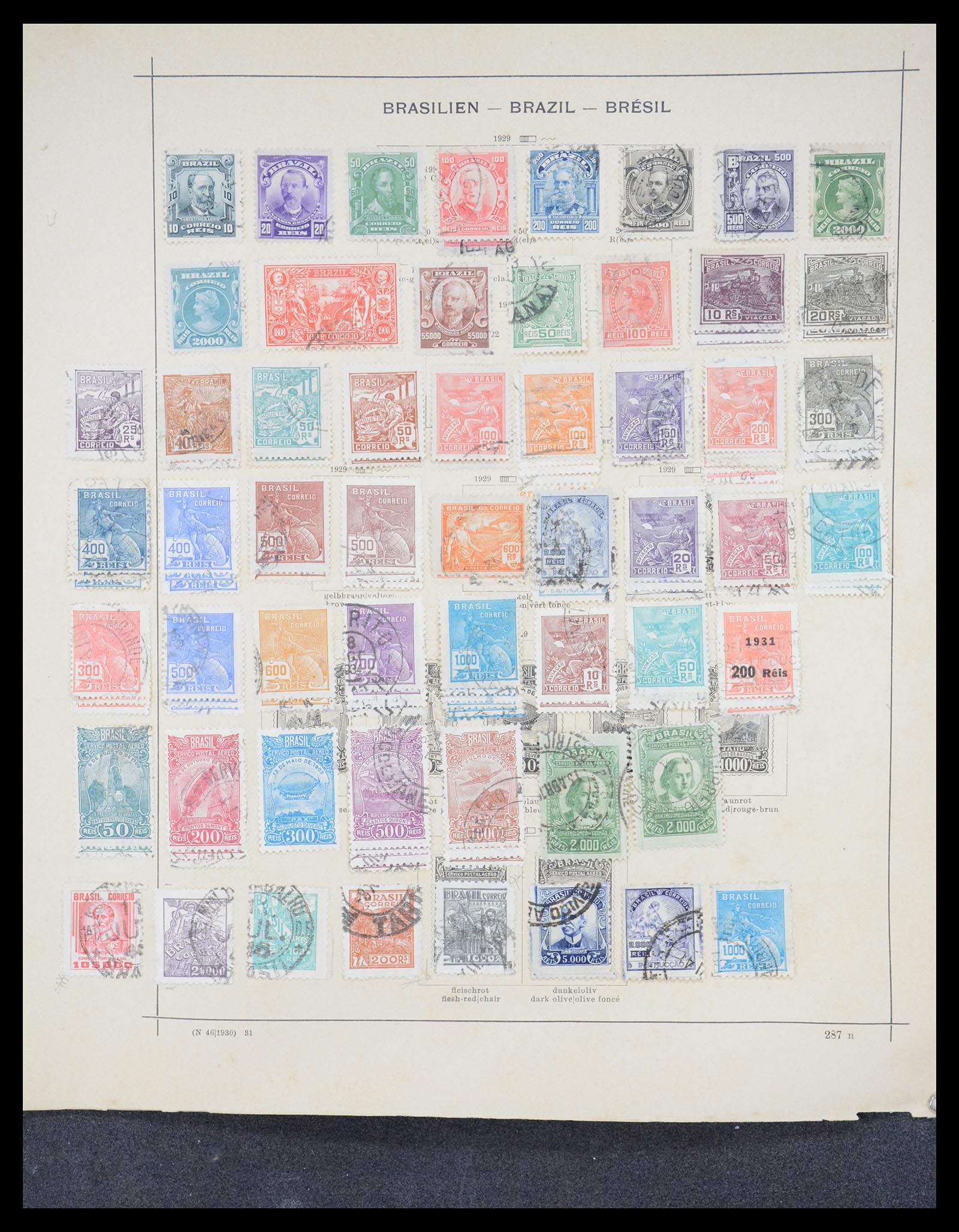 36440 071 - Postzegelverzameling 36440 Latijns Amerika 1870-1940.