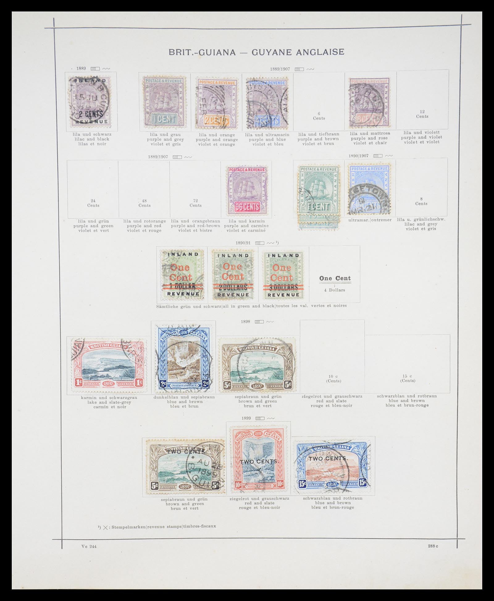 36440 074 - Postzegelverzameling 36440 Latijns Amerika 1870-1940.