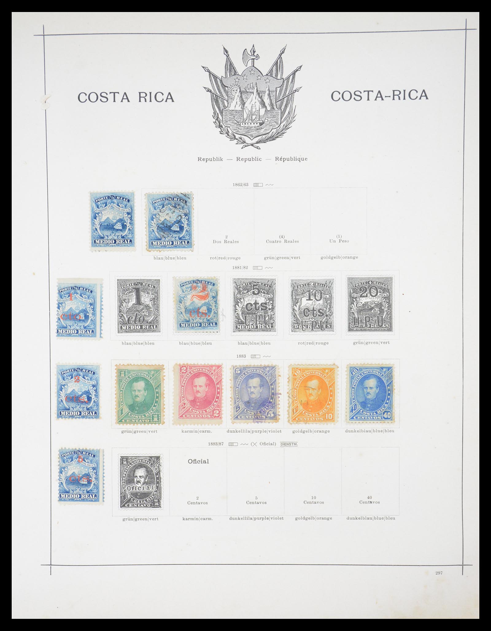 36440 090 - Postzegelverzameling 36440 Latijns Amerika 1870-1940.