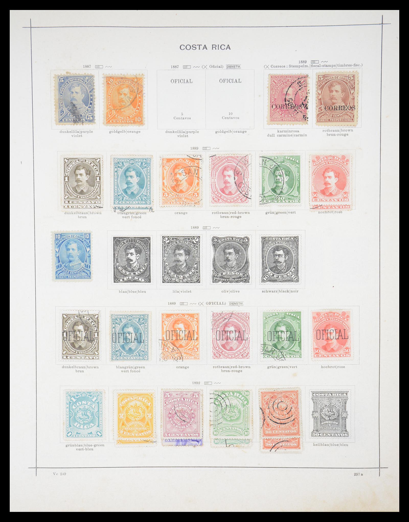 36440 091 - Postzegelverzameling 36440 Latijns Amerika 1870-1940.