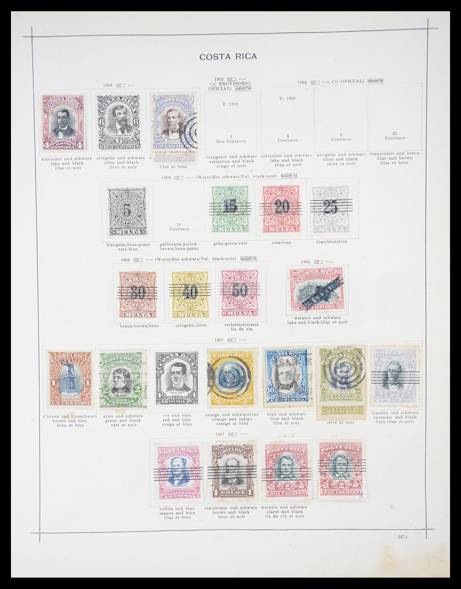36440 093 - Postzegelverzameling 36440 Latijns Amerika 1870-1940.