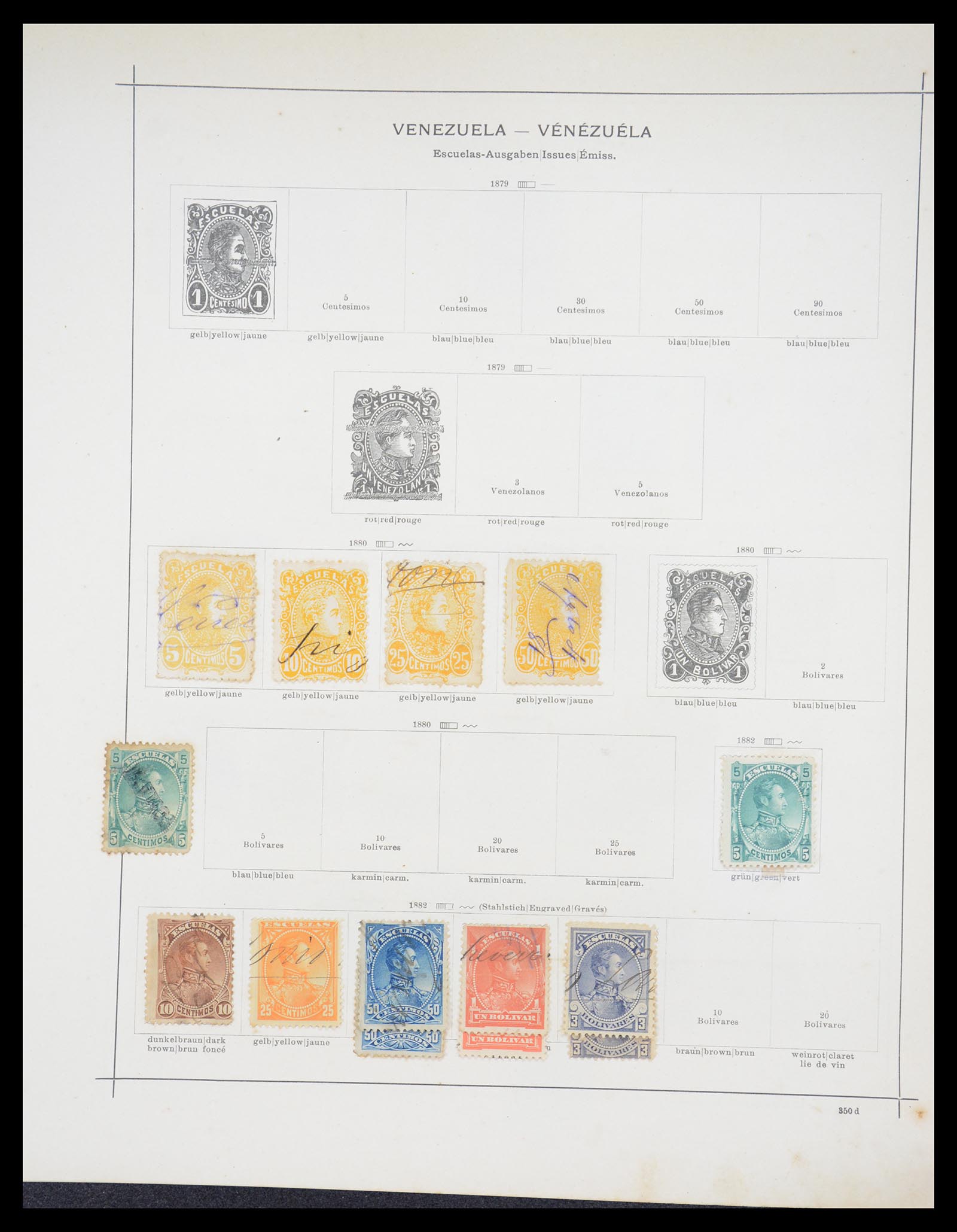 36440 465 - Postzegelverzameling 36440 Latijns Amerika 1870-1940.