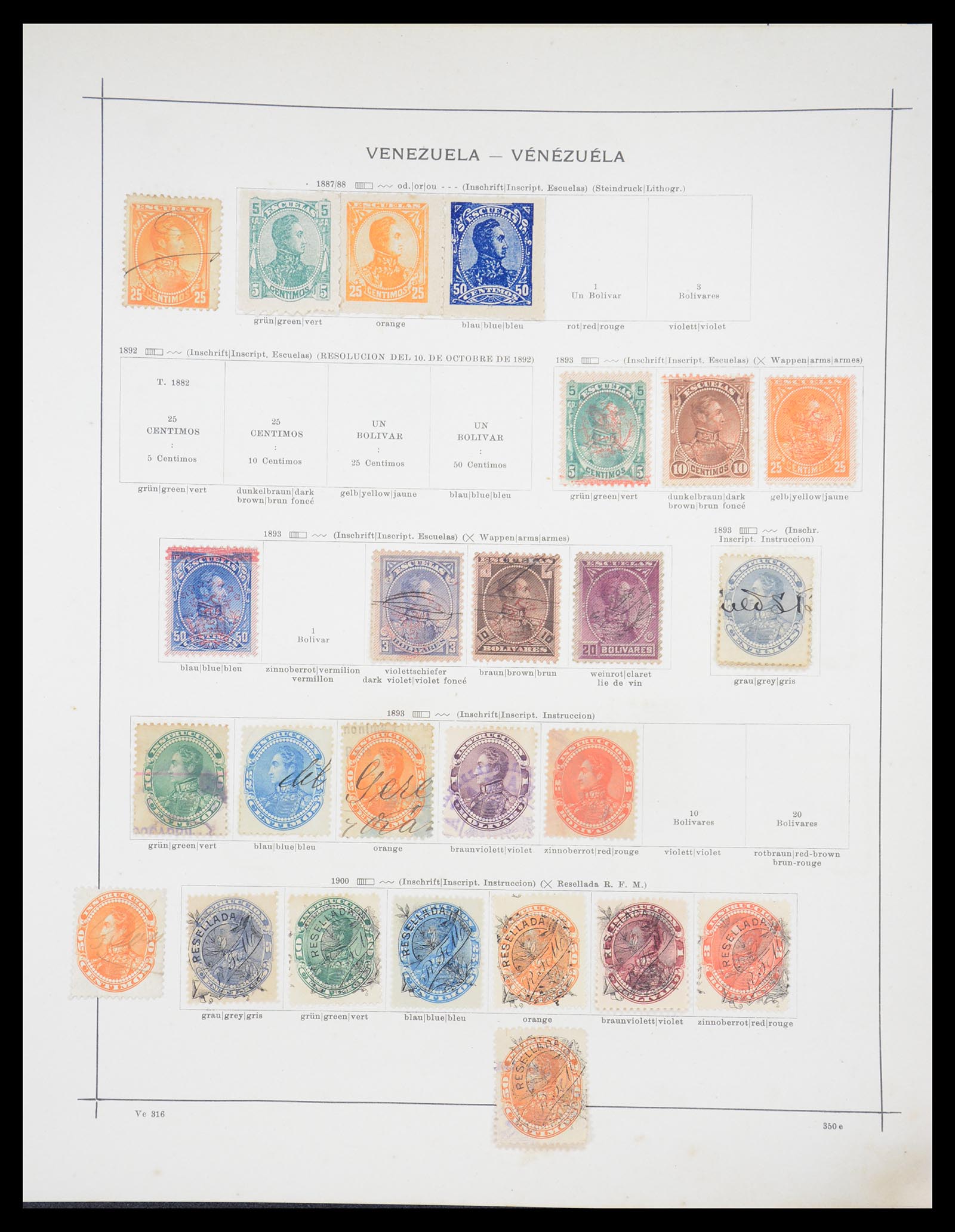 36440 467 - Stamp collection 36440 Latin America 1870-1940.