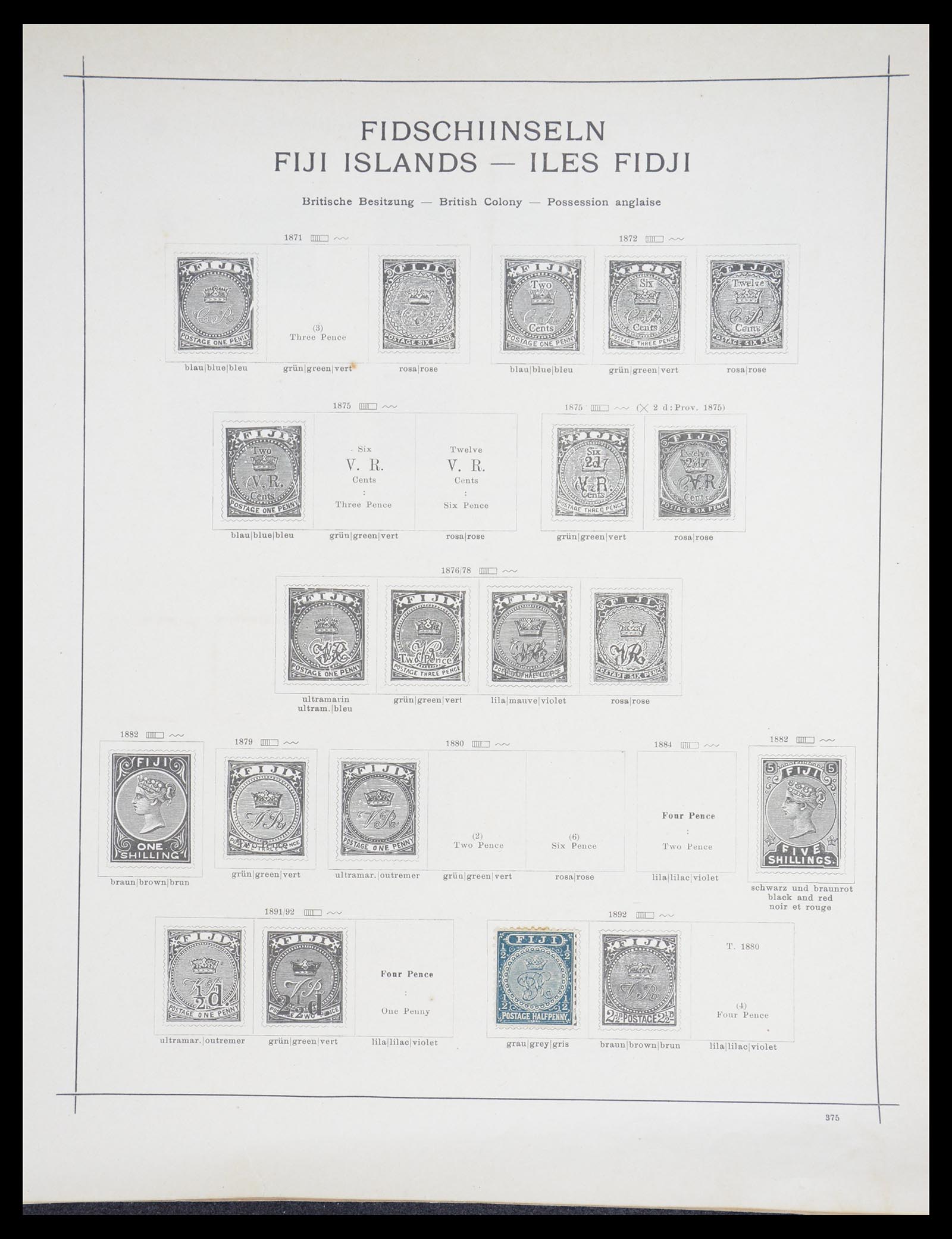36440 478 - Postzegelverzameling 36440 Latijns Amerika 1870-1940.