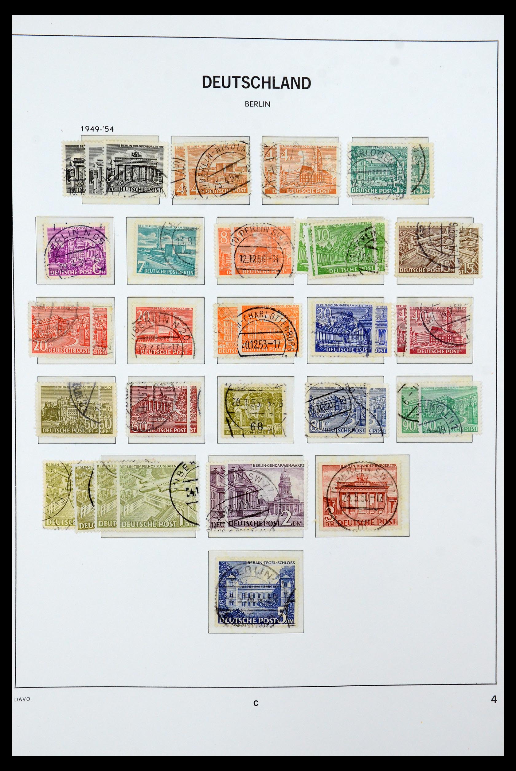 36441 005 - Stamp collection 36441 Berlin 1948-1990.
