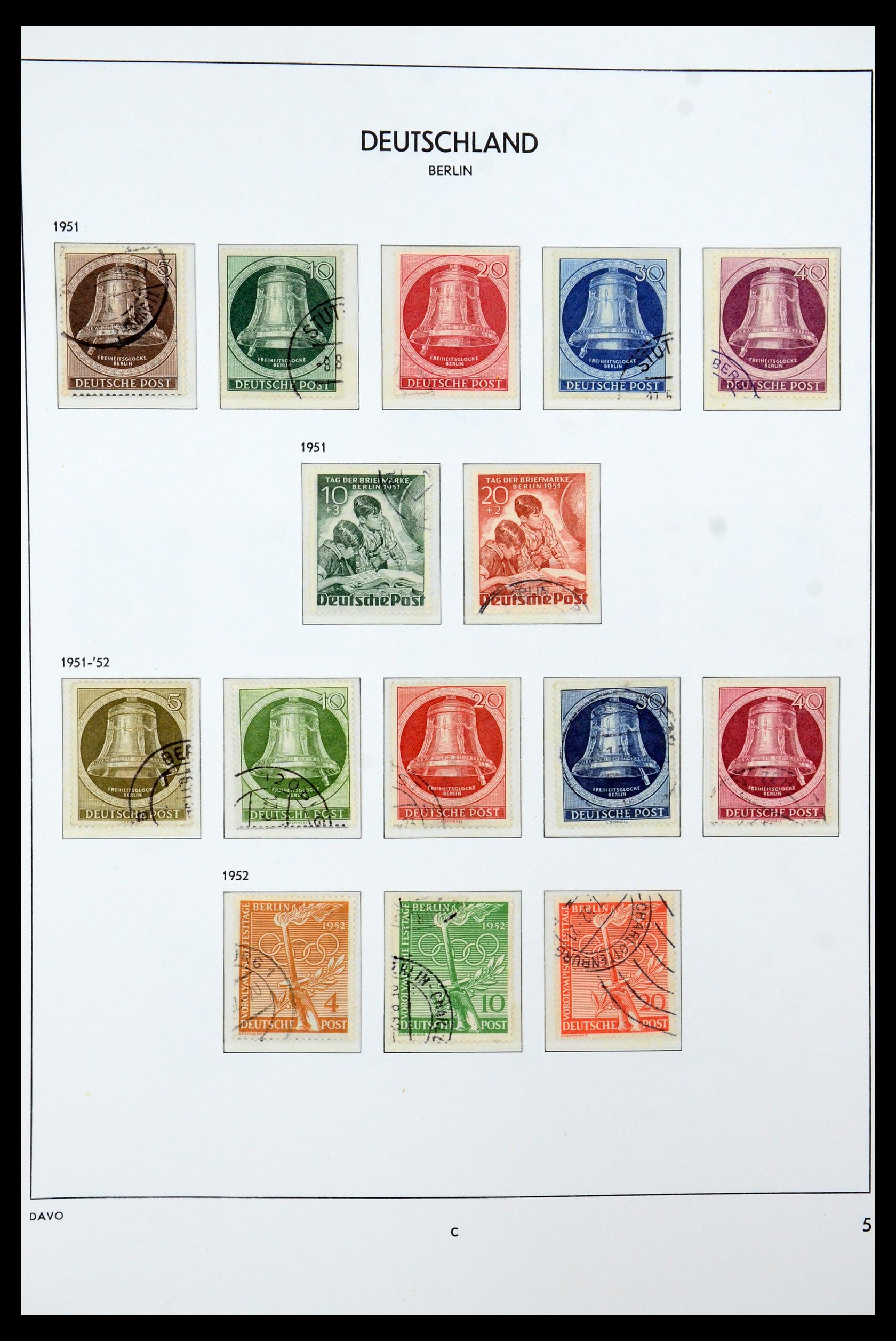 36441 006 - Stamp collection 36441 Berlin 1948-1990.