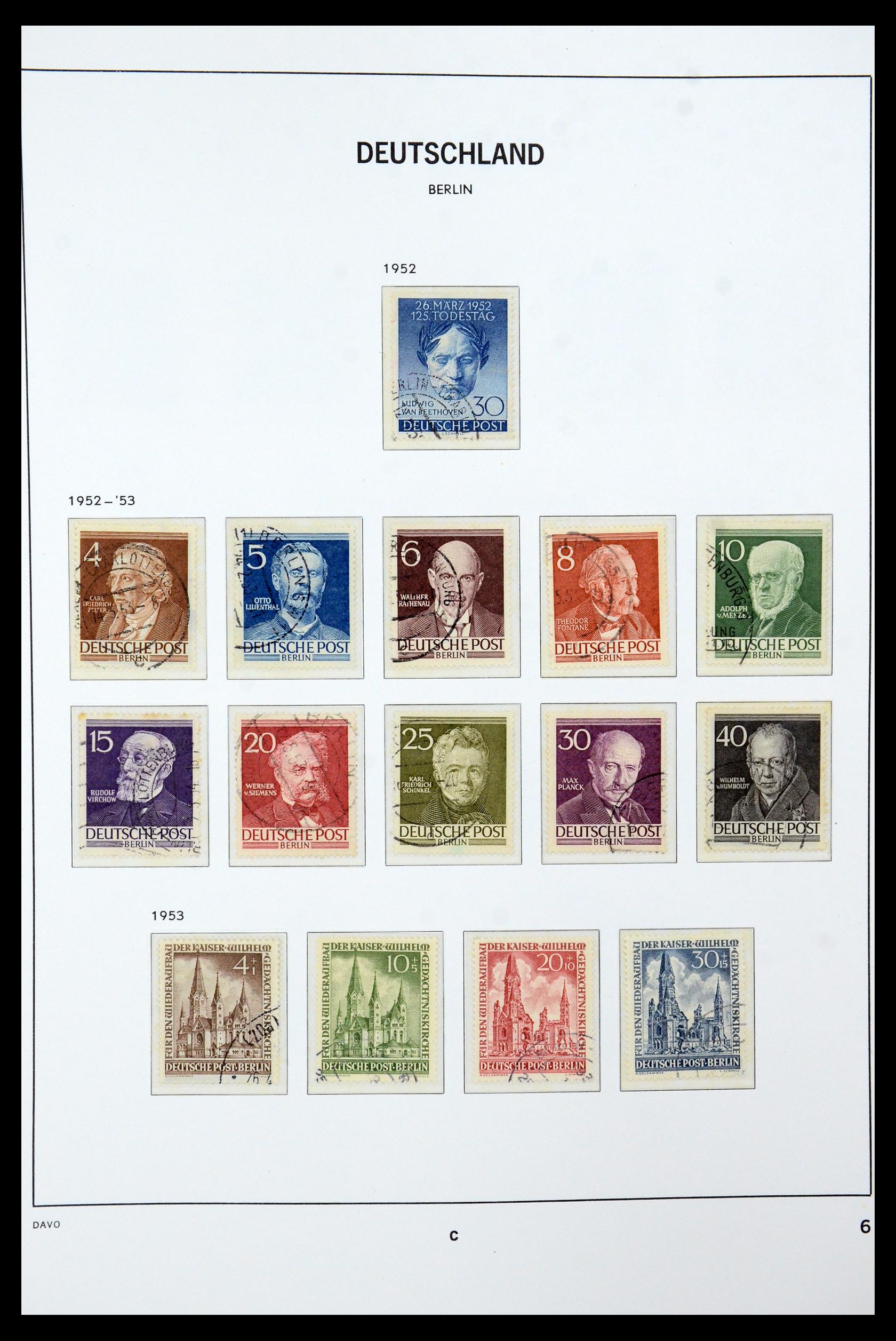 36441 007 - Postzegelverzameling 36441 Berlijn 1948-1990.