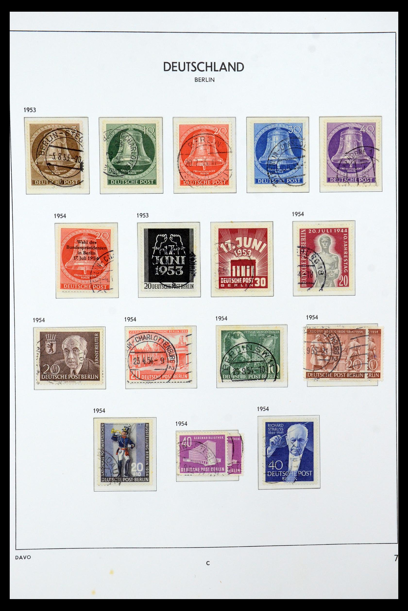 36441 008 - Postzegelverzameling 36441 Berlijn 1948-1990.