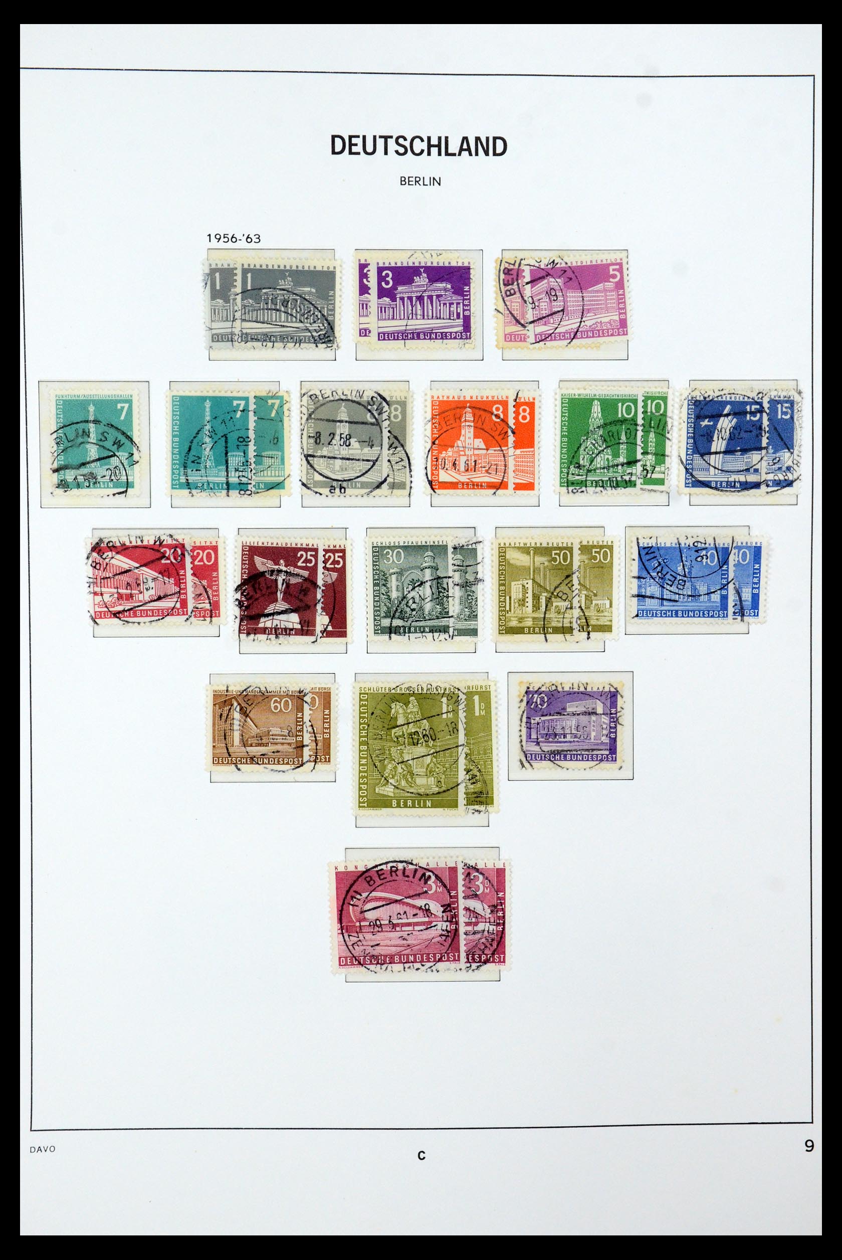 36441 010 - Postzegelverzameling 36441 Berlijn 1948-1990.