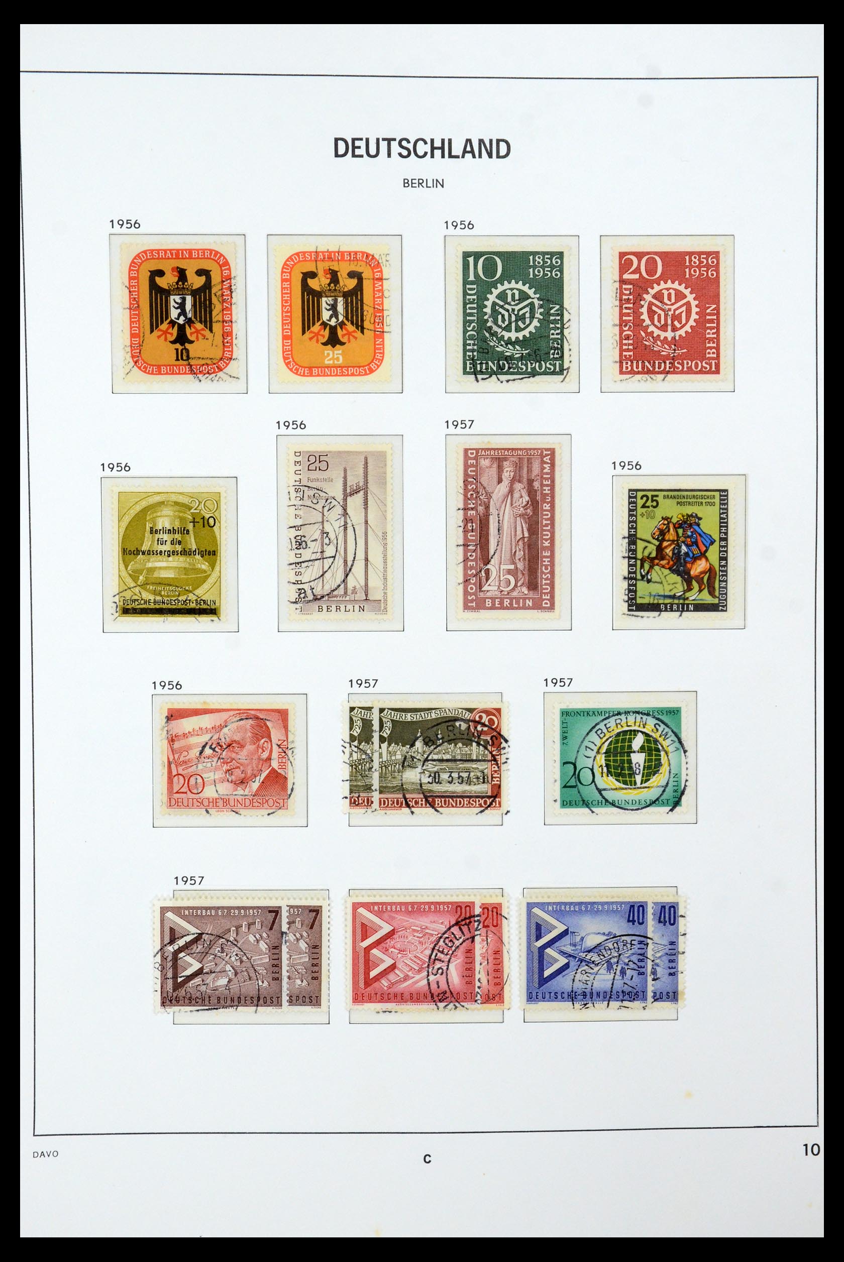 36441 011 - Stamp collection 36441 Berlin 1948-1990.