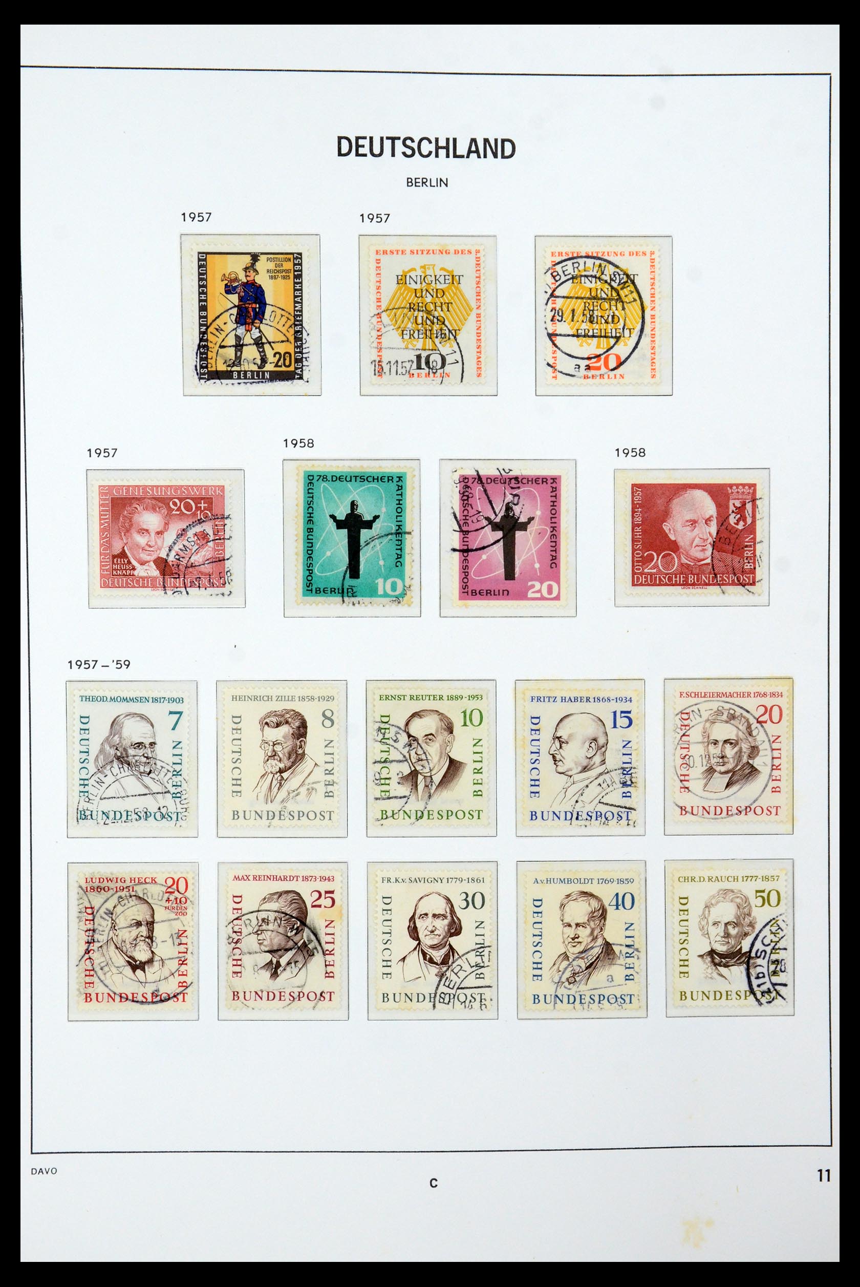36441 012 - Stamp collection 36441 Berlin 1948-1990.