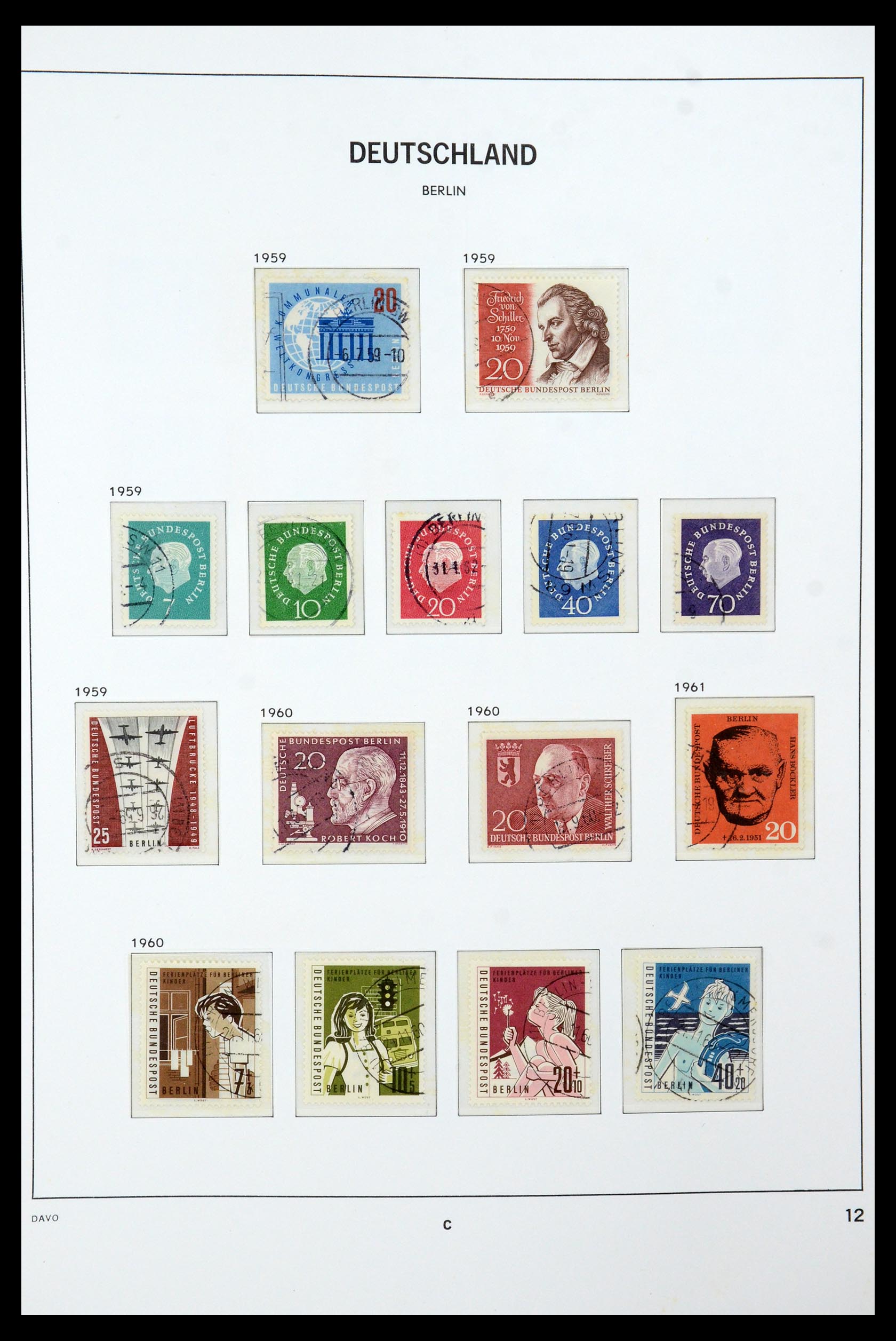 36441 013 - Stamp collection 36441 Berlin 1948-1990.