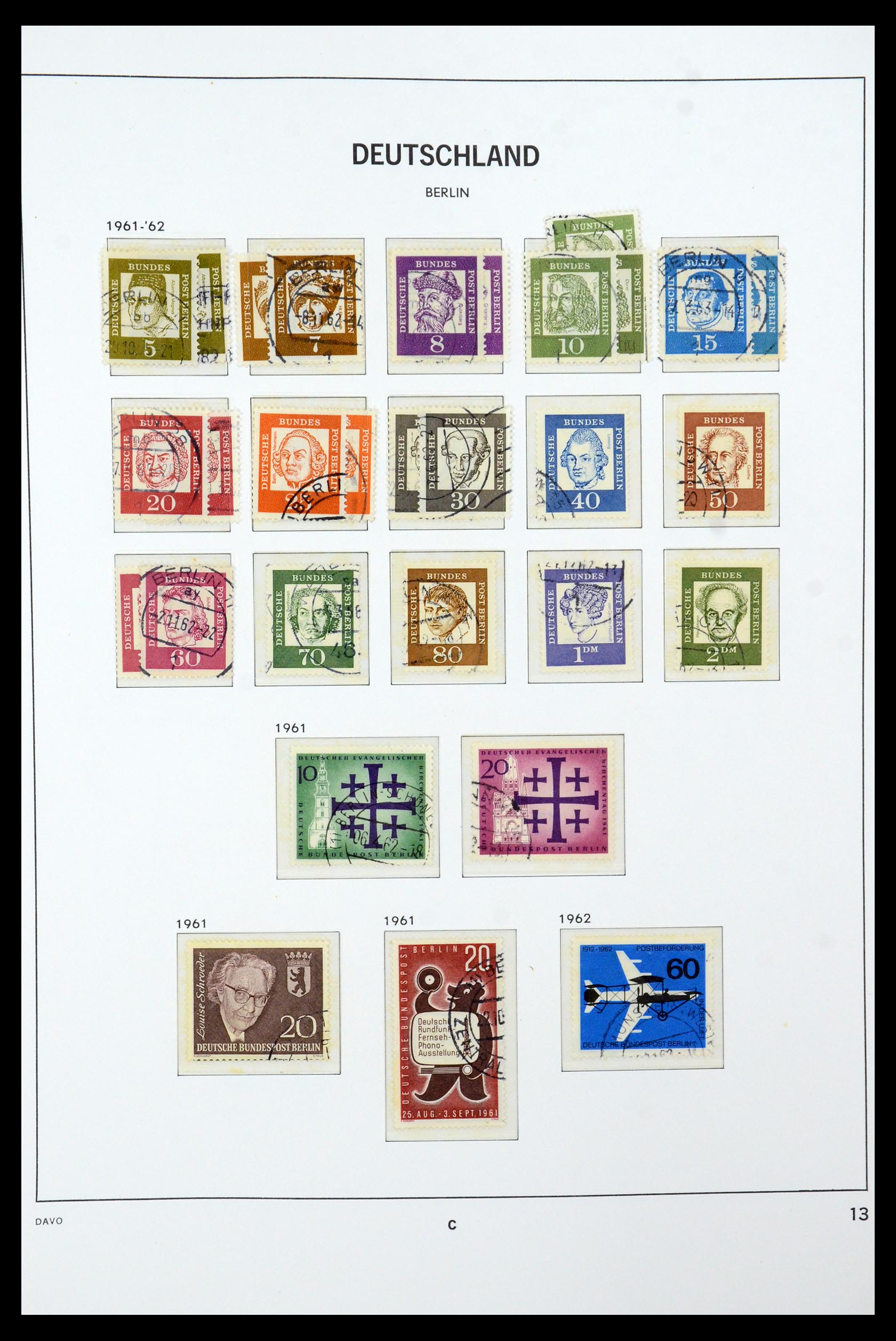 36441 014 - Postzegelverzameling 36441 Berlijn 1948-1990.