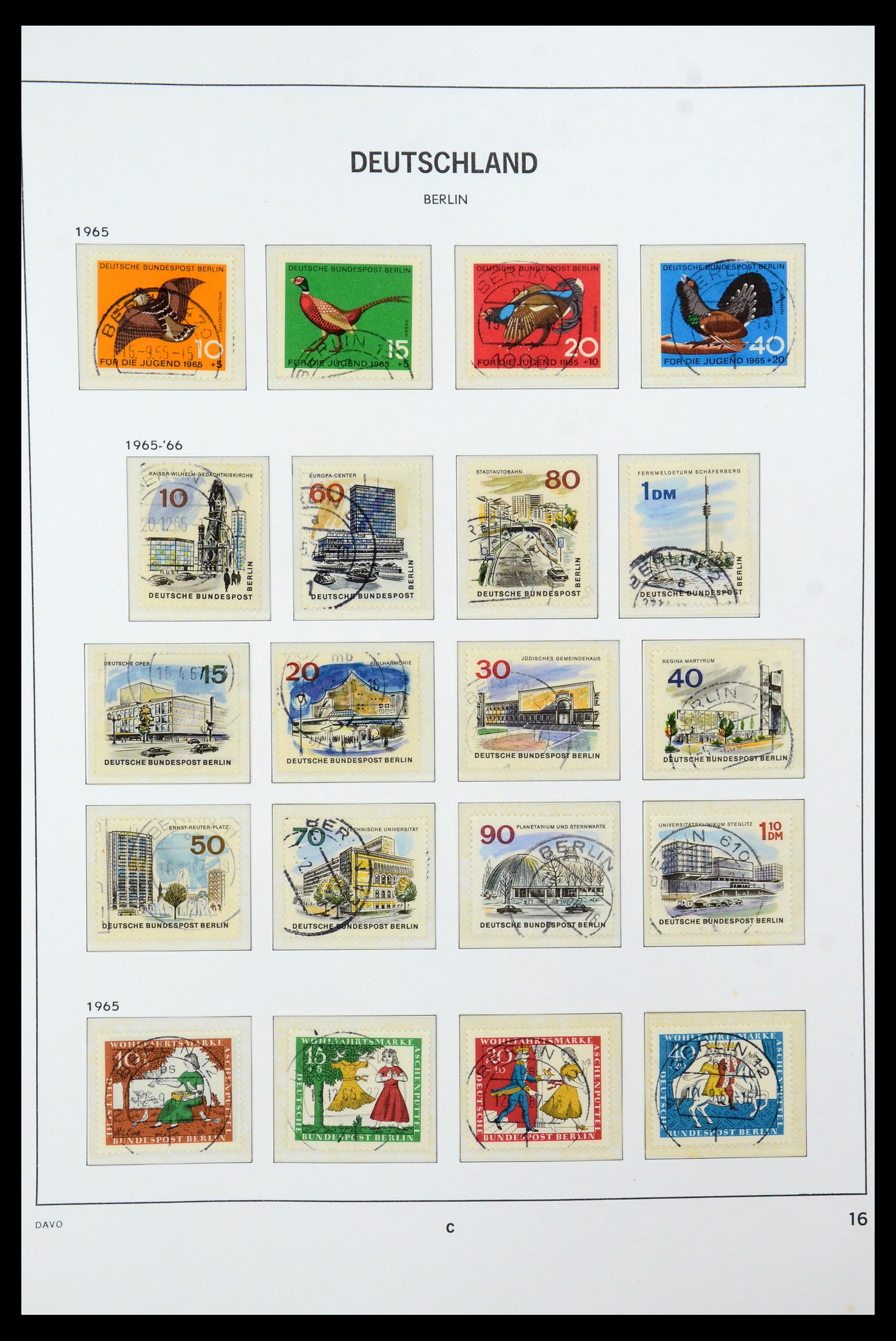 36441 017 - Stamp collection 36441 Berlin 1948-1990.