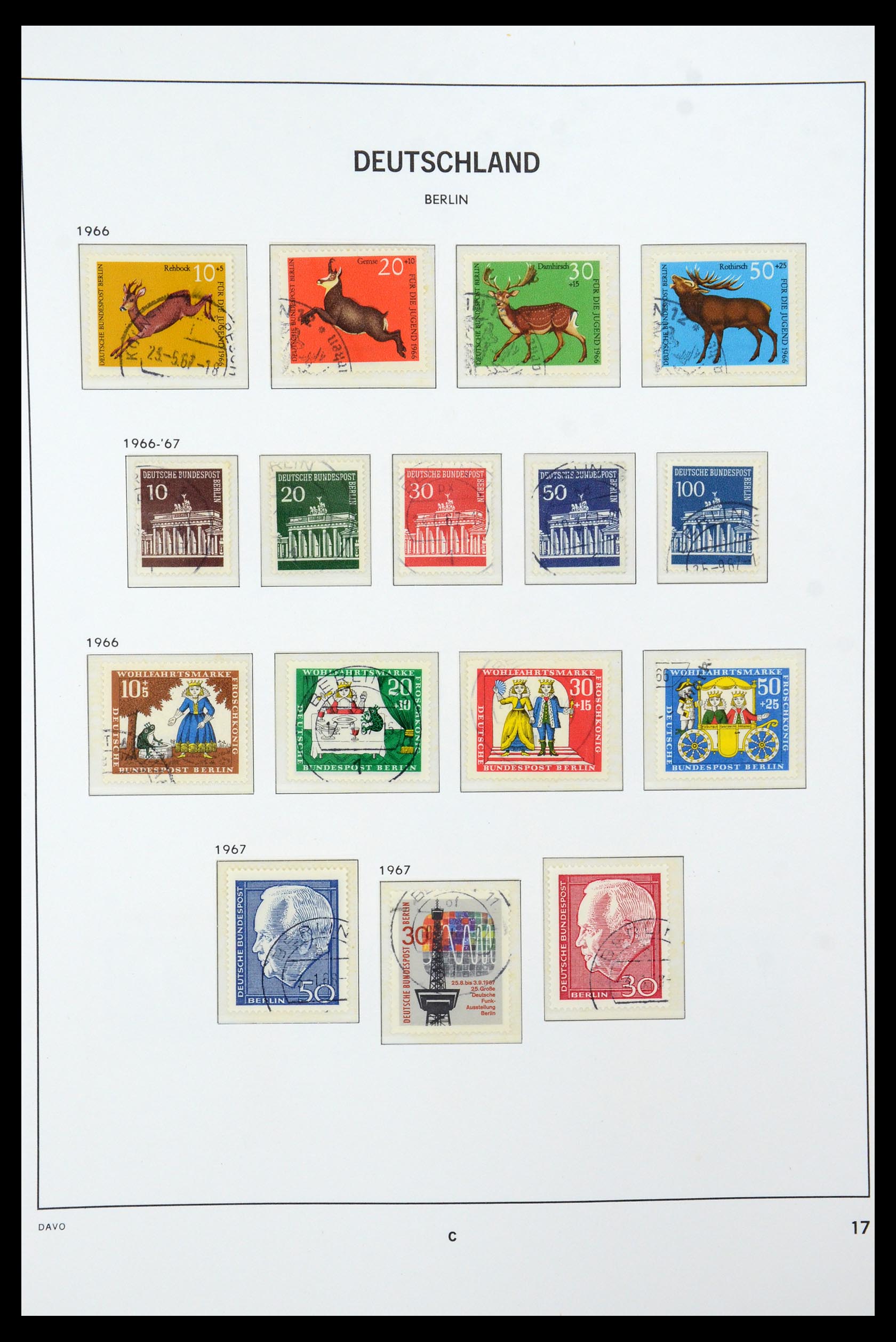 36441 018 - Stamp collection 36441 Berlin 1948-1990.