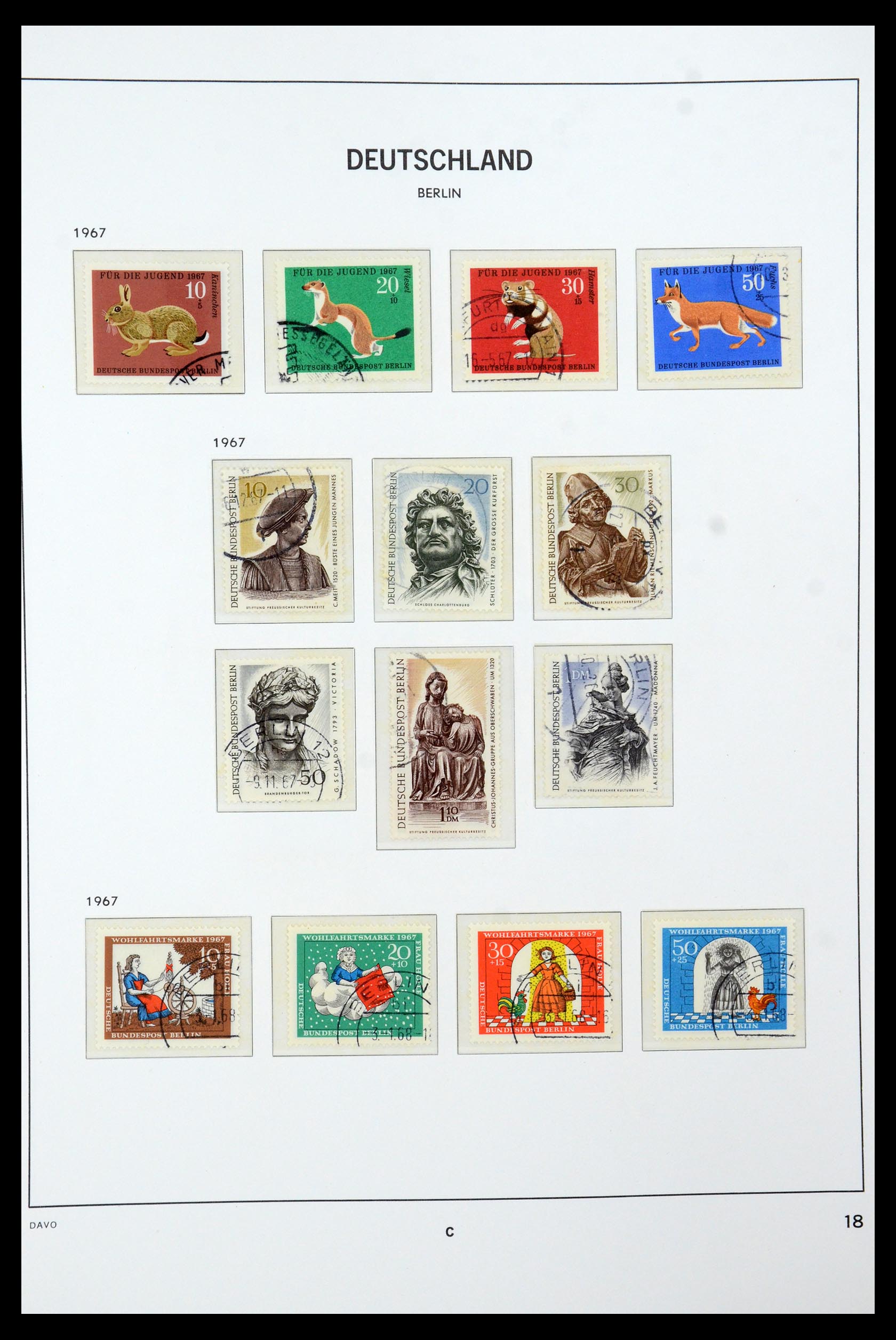 36441 019 - Postzegelverzameling 36441 Berlijn 1948-1990.