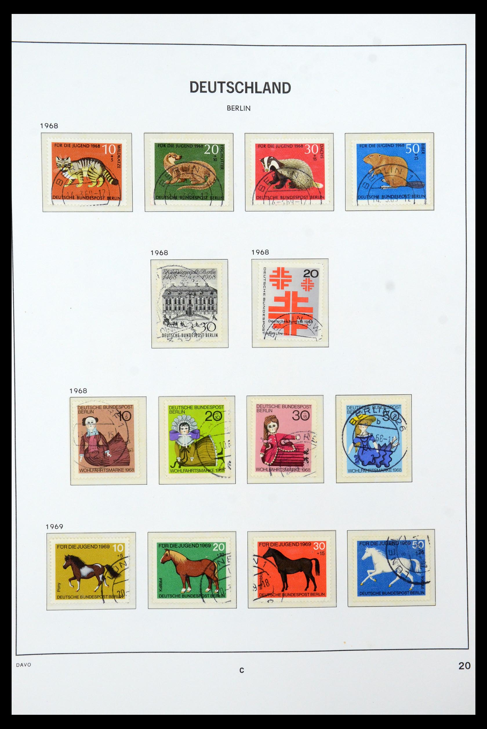 36441 021 - Stamp collection 36441 Berlin 1948-1990.
