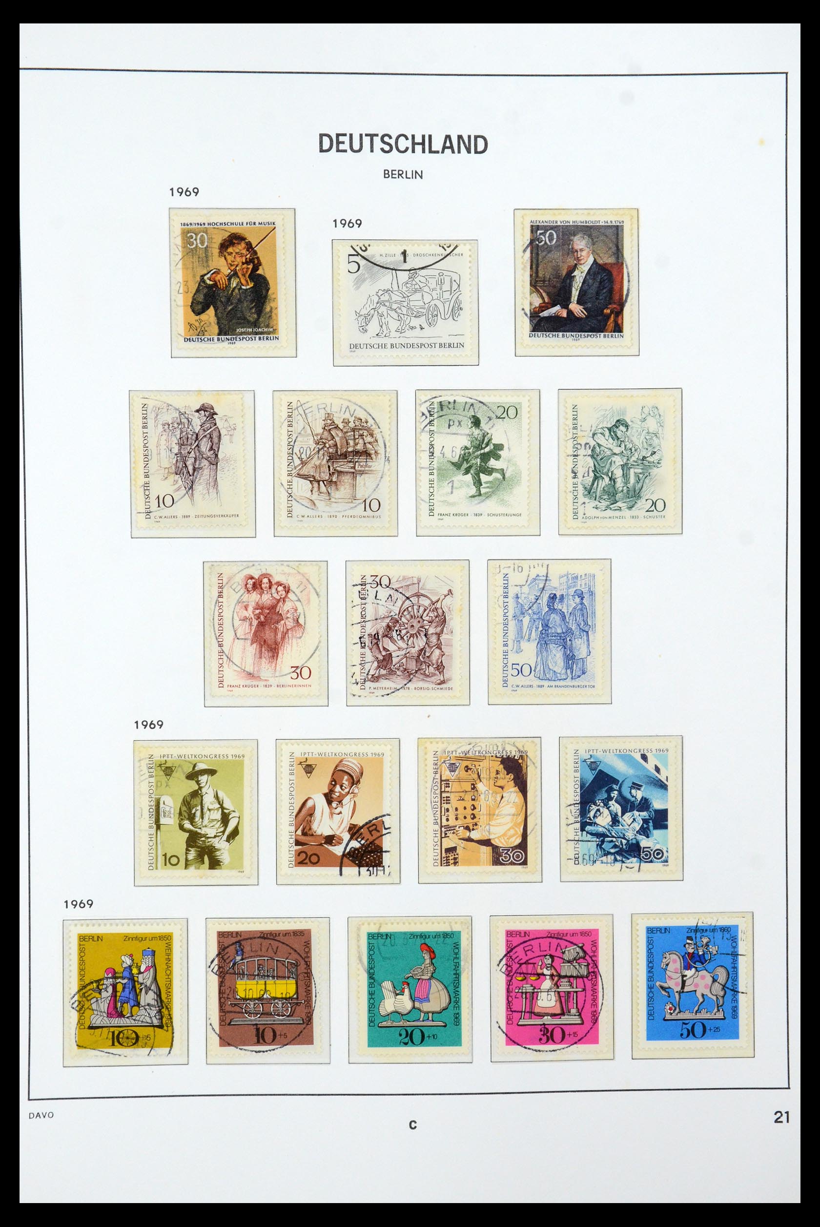 36441 022 - Stamp collection 36441 Berlin 1948-1990.