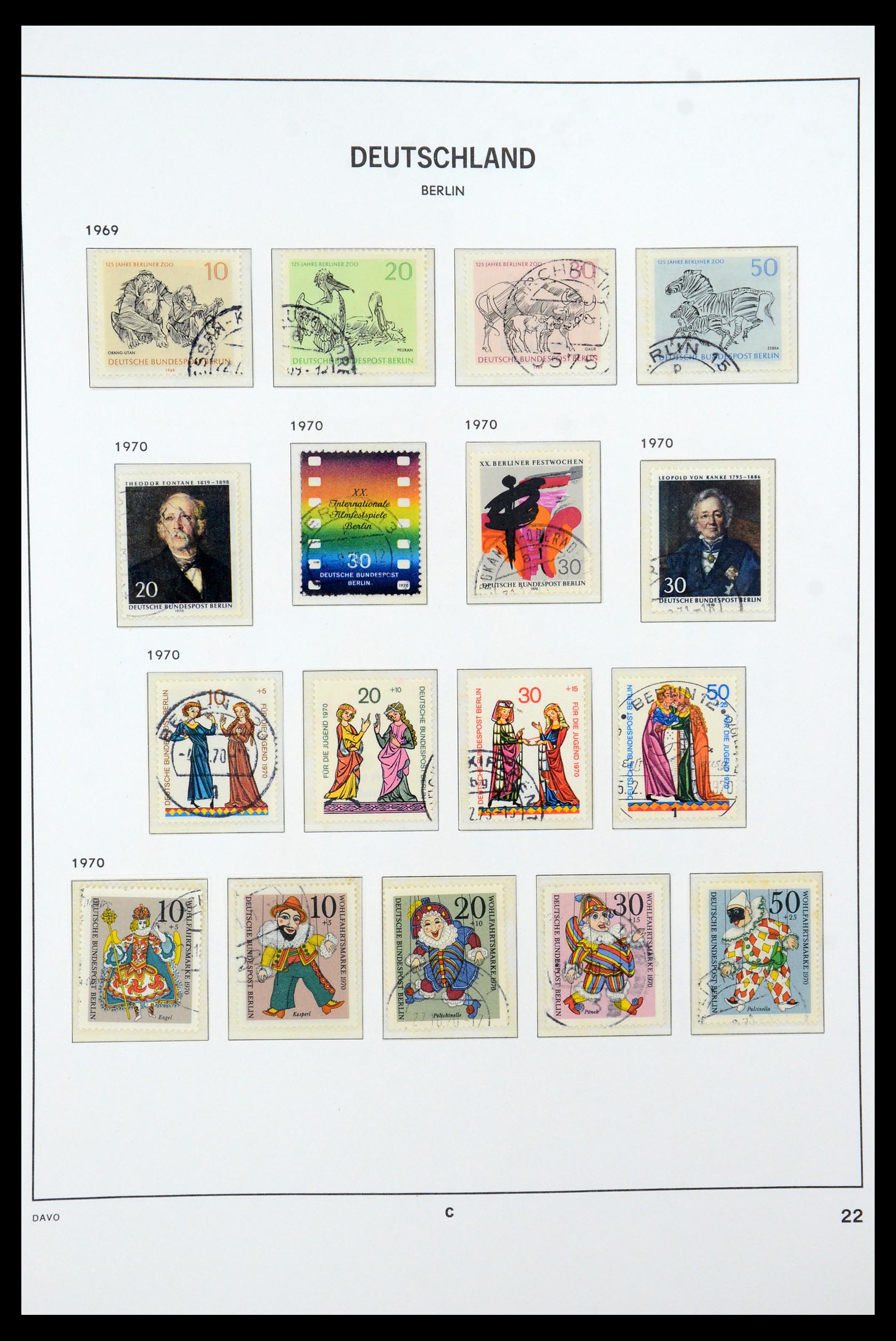 36441 023 - Postzegelverzameling 36441 Berlijn 1948-1990.
