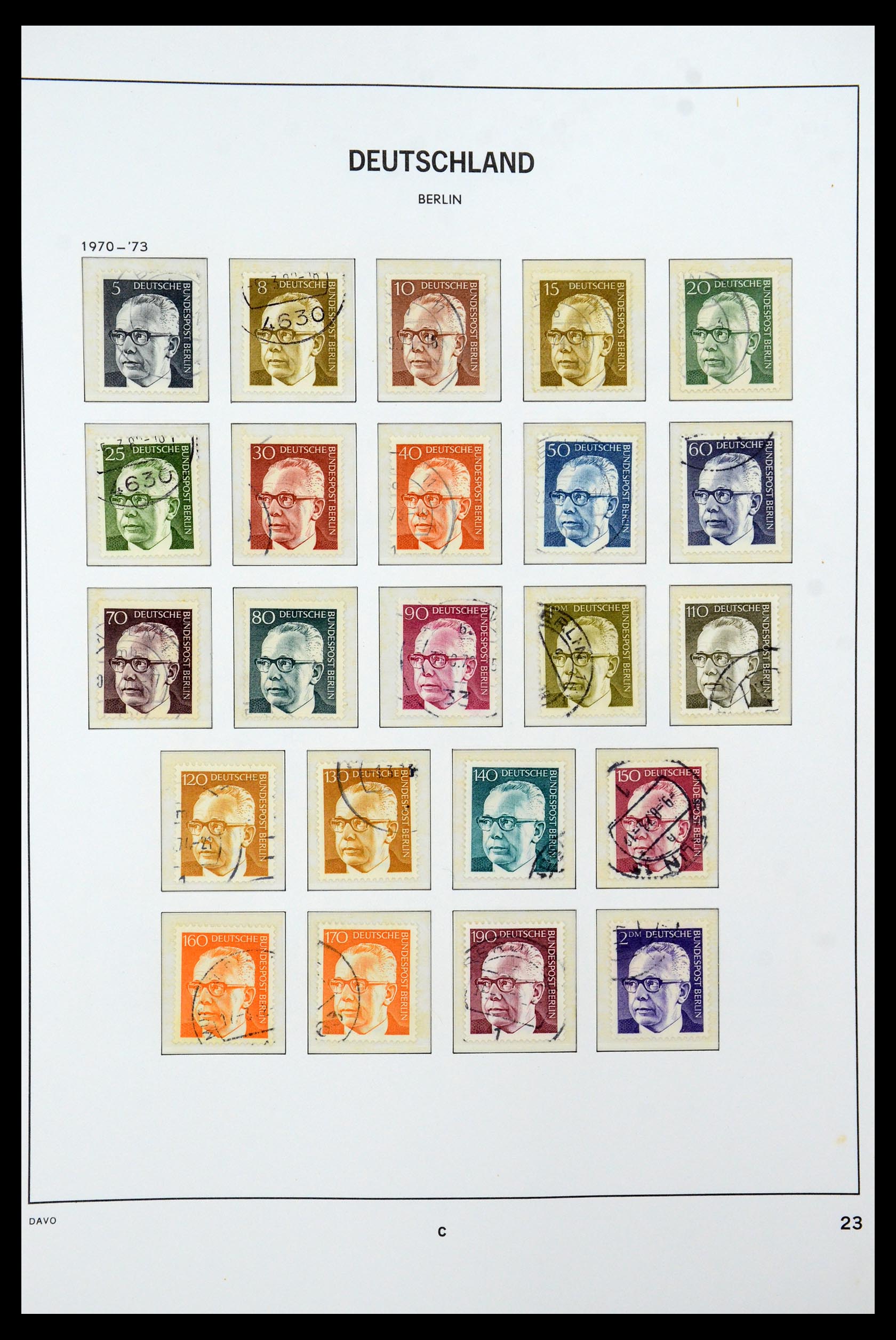 36441 024 - Stamp collection 36441 Berlin 1948-1990.