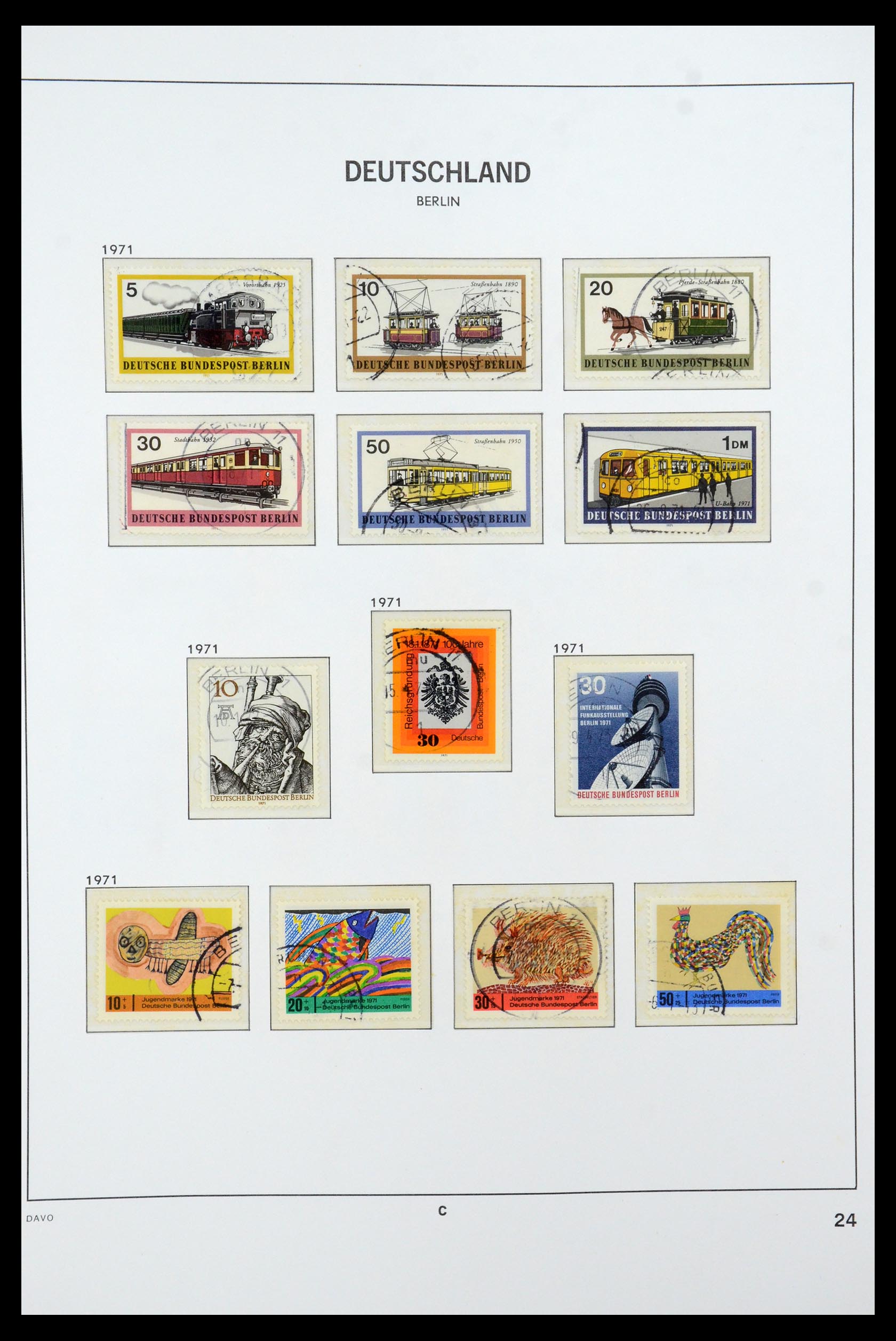 36441 025 - Stamp collection 36441 Berlin 1948-1990.