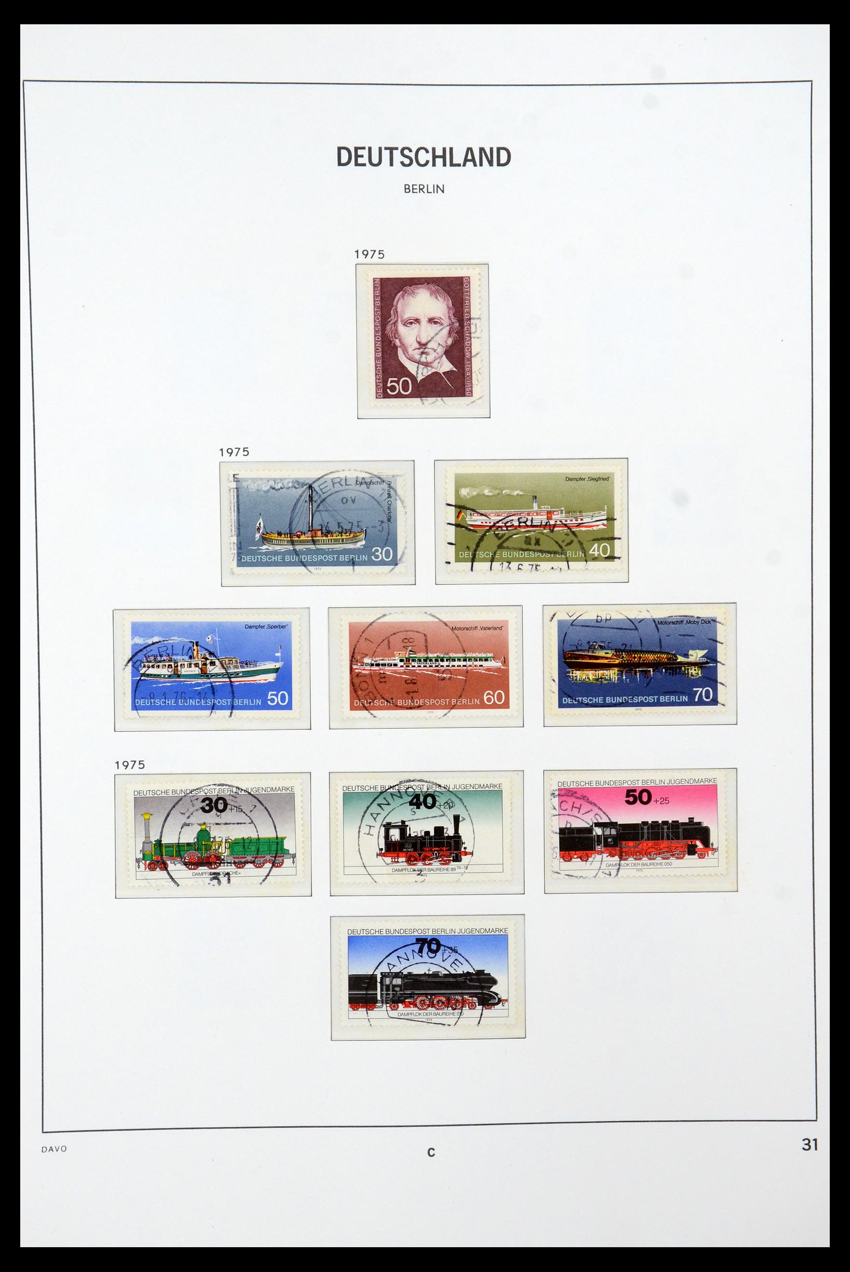 36441 034 - Stamp collection 36441 Berlin 1948-1990.
