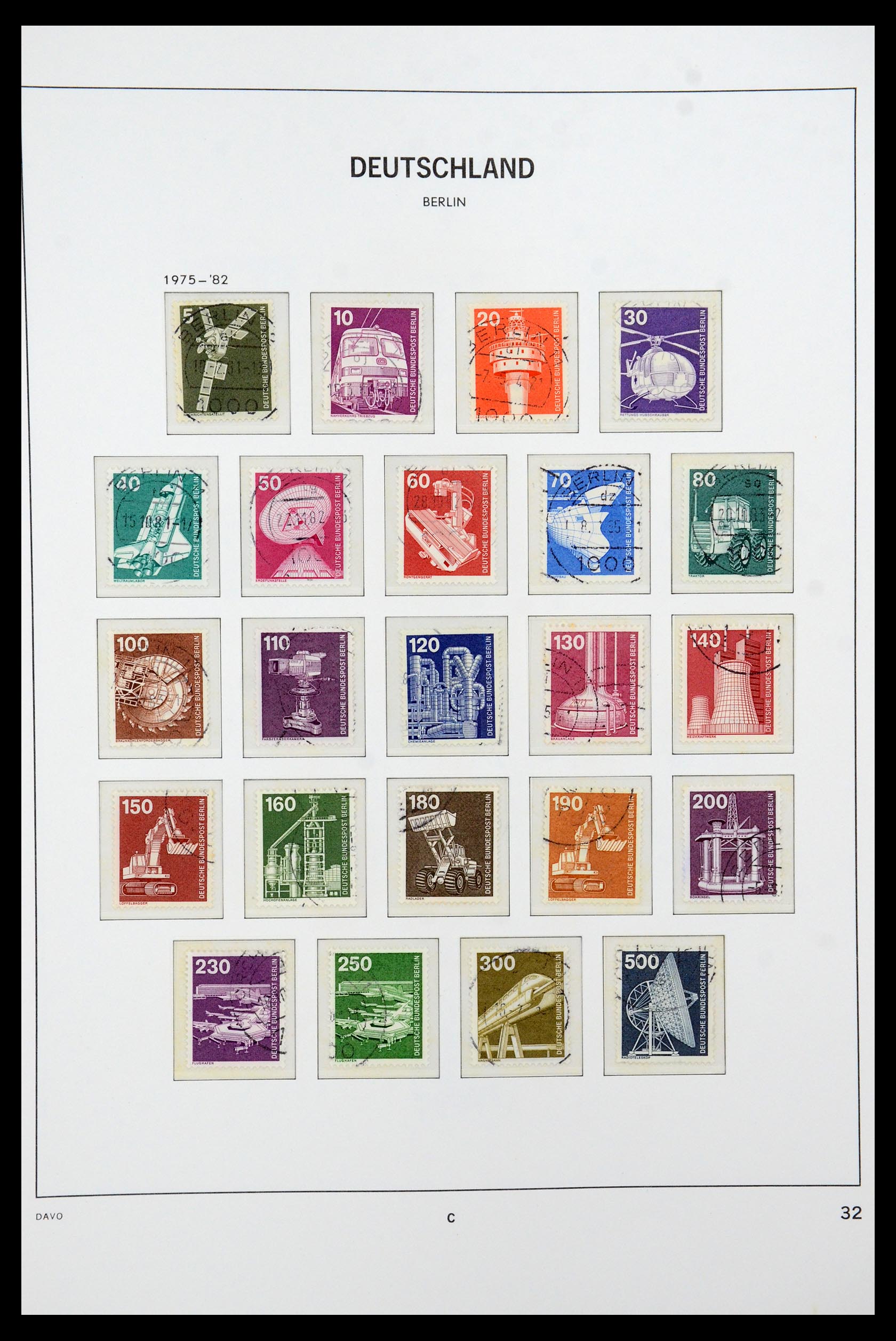 36441 035 - Stamp collection 36441 Berlin 1948-1990.