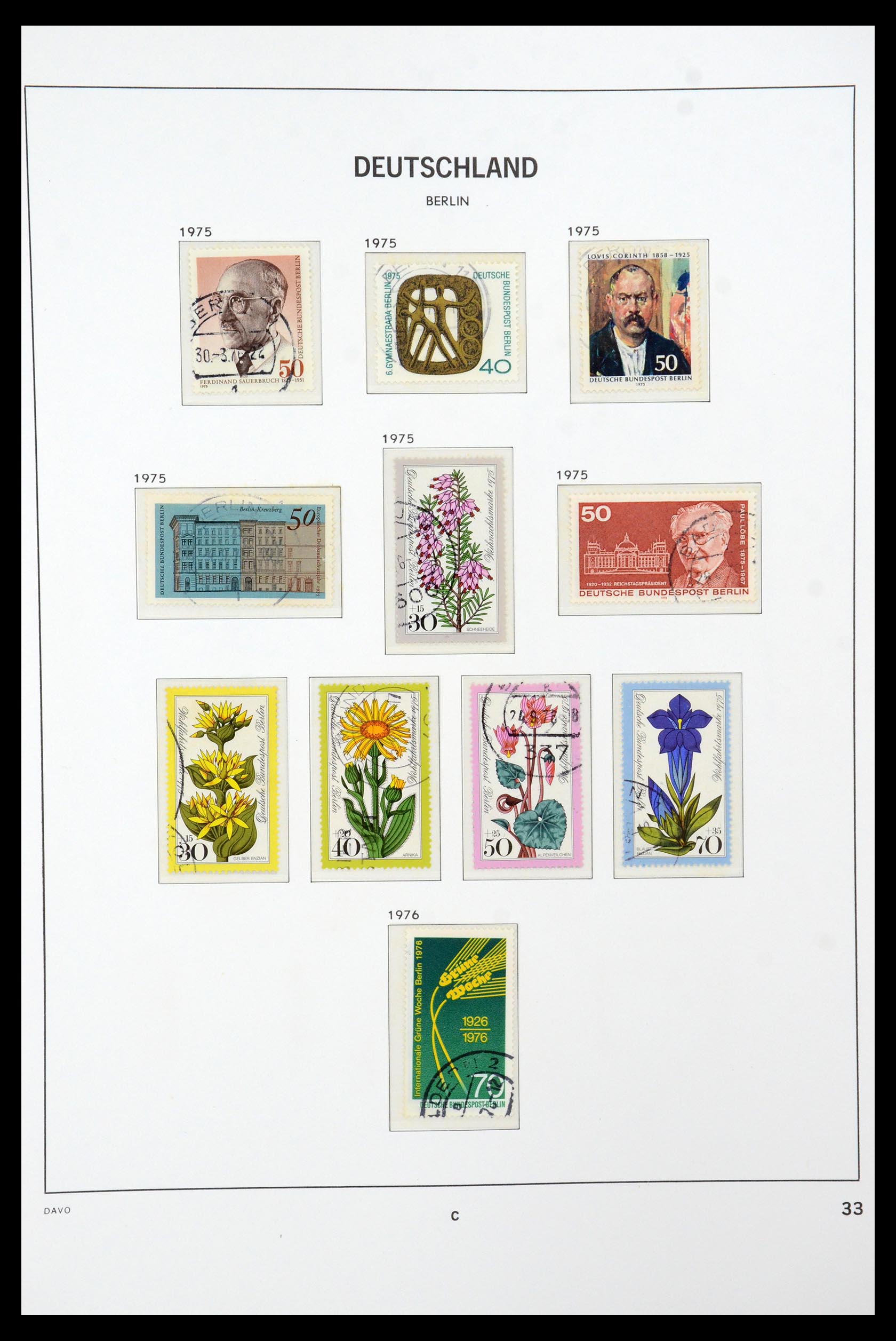 36441 036 - Stamp collection 36441 Berlin 1948-1990.
