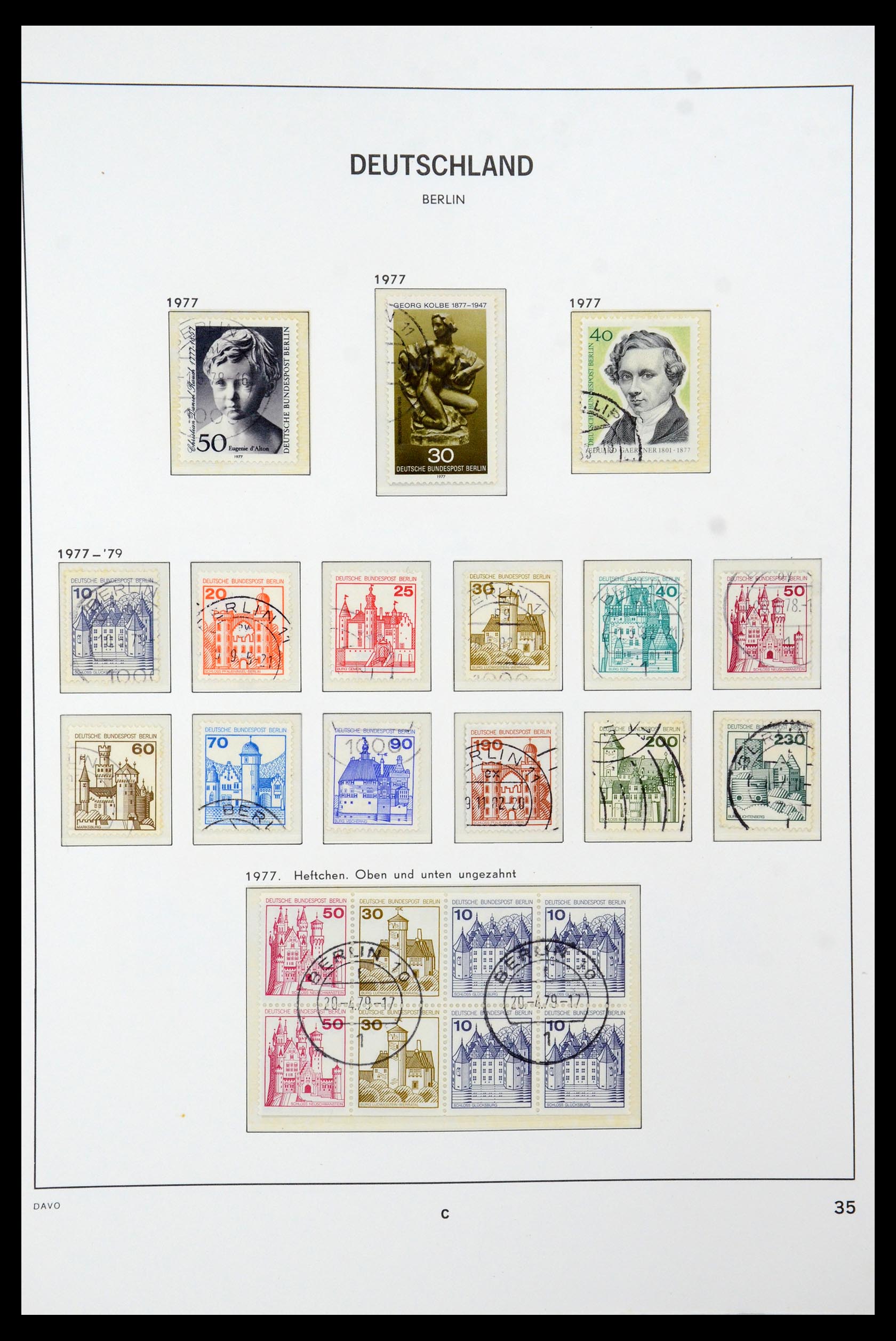 36441 039 - Stamp collection 36441 Berlin 1948-1990.