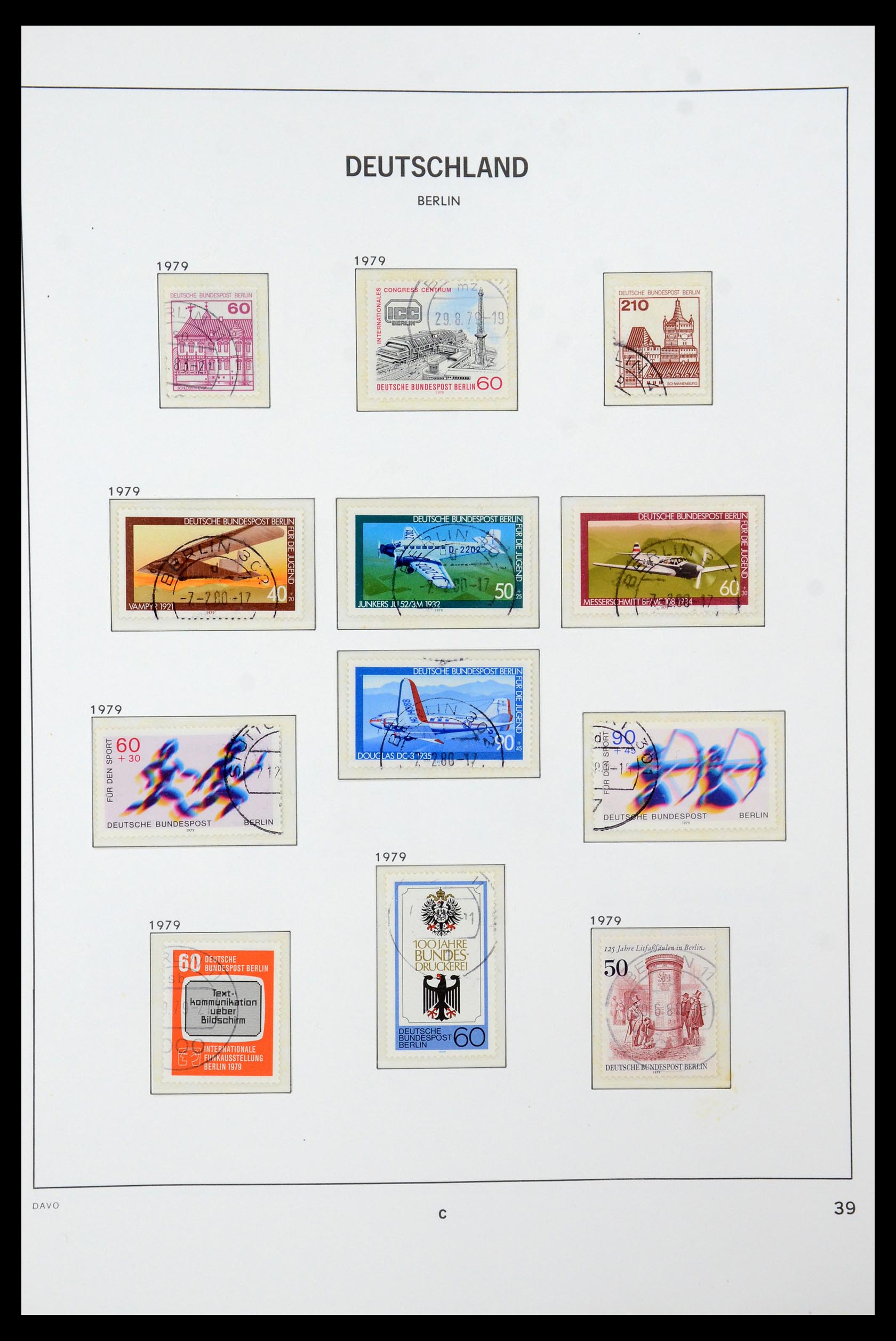 36441 044 - Stamp collection 36441 Berlin 1948-1990.