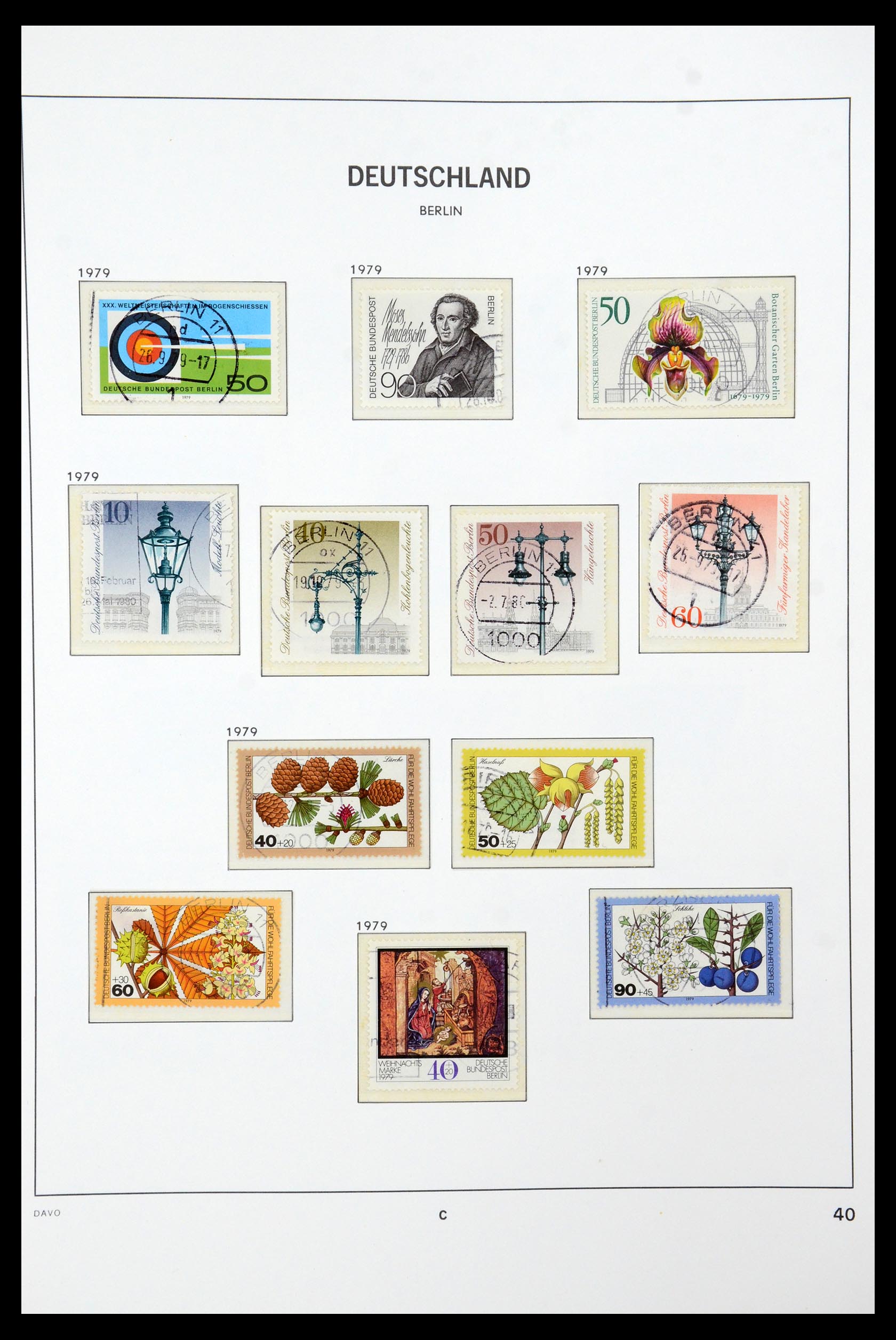 36441 045 - Stamp collection 36441 Berlin 1948-1990.