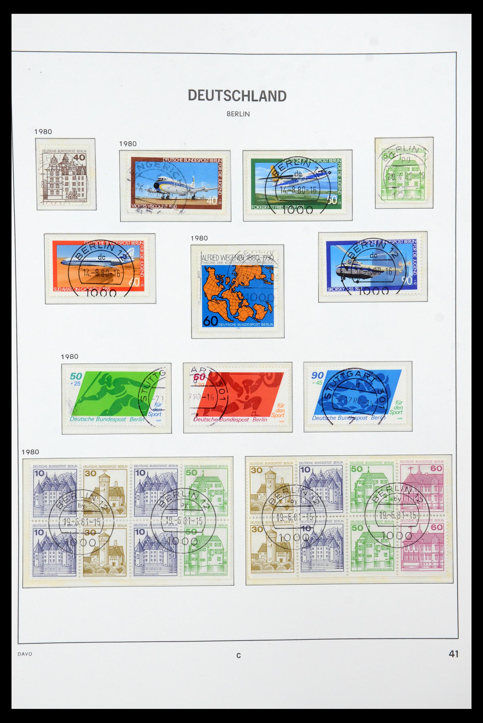 36441 046 - Stamp collection 36441 Berlin 1948-1990.