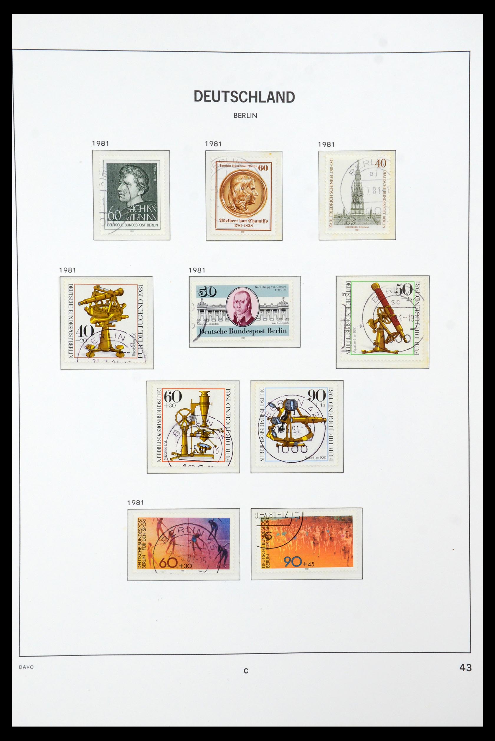36441 048 - Stamp collection 36441 Berlin 1948-1990.