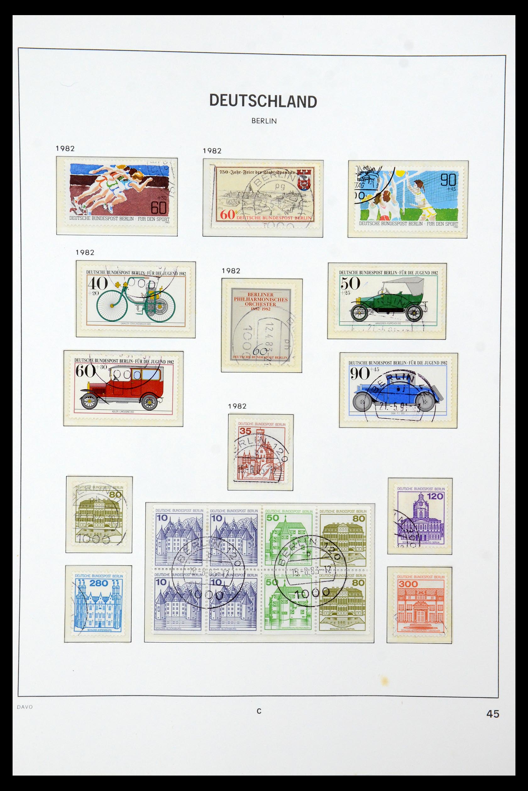 36441 050 - Postzegelverzameling 36441 Berlijn 1948-1990.