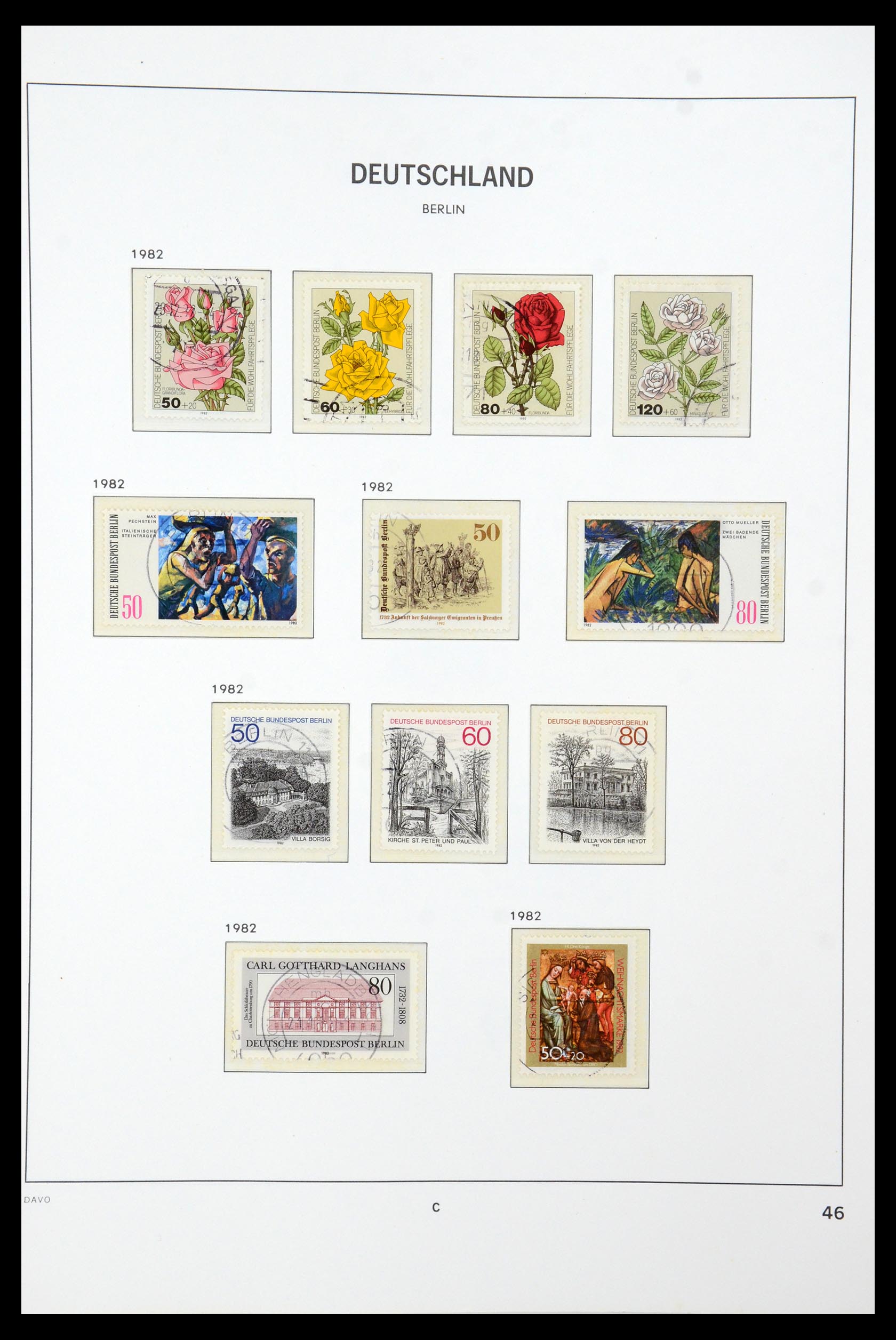 36441 051 - Stamp collection 36441 Berlin 1948-1990.