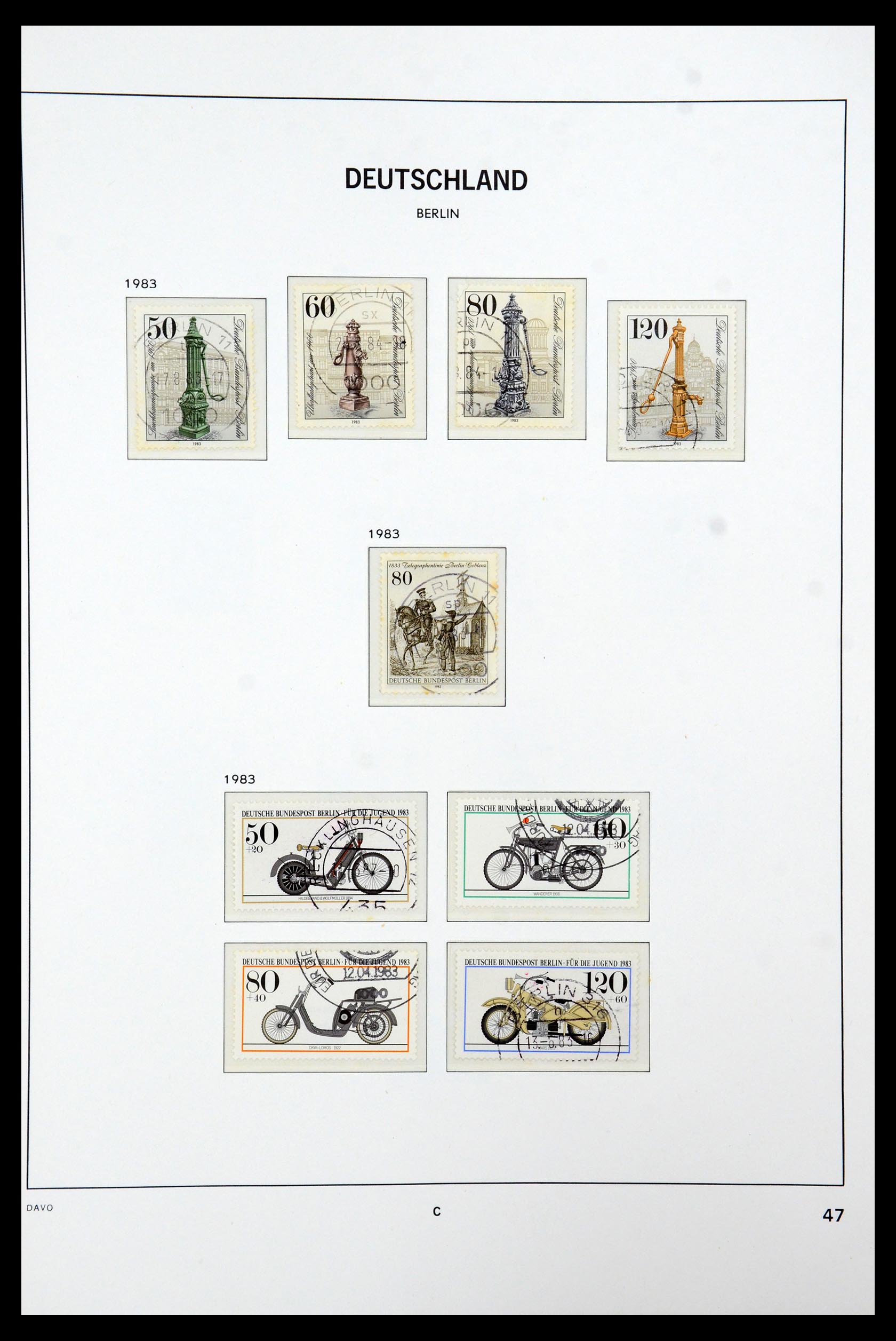 36441 052 - Stamp collection 36441 Berlin 1948-1990.