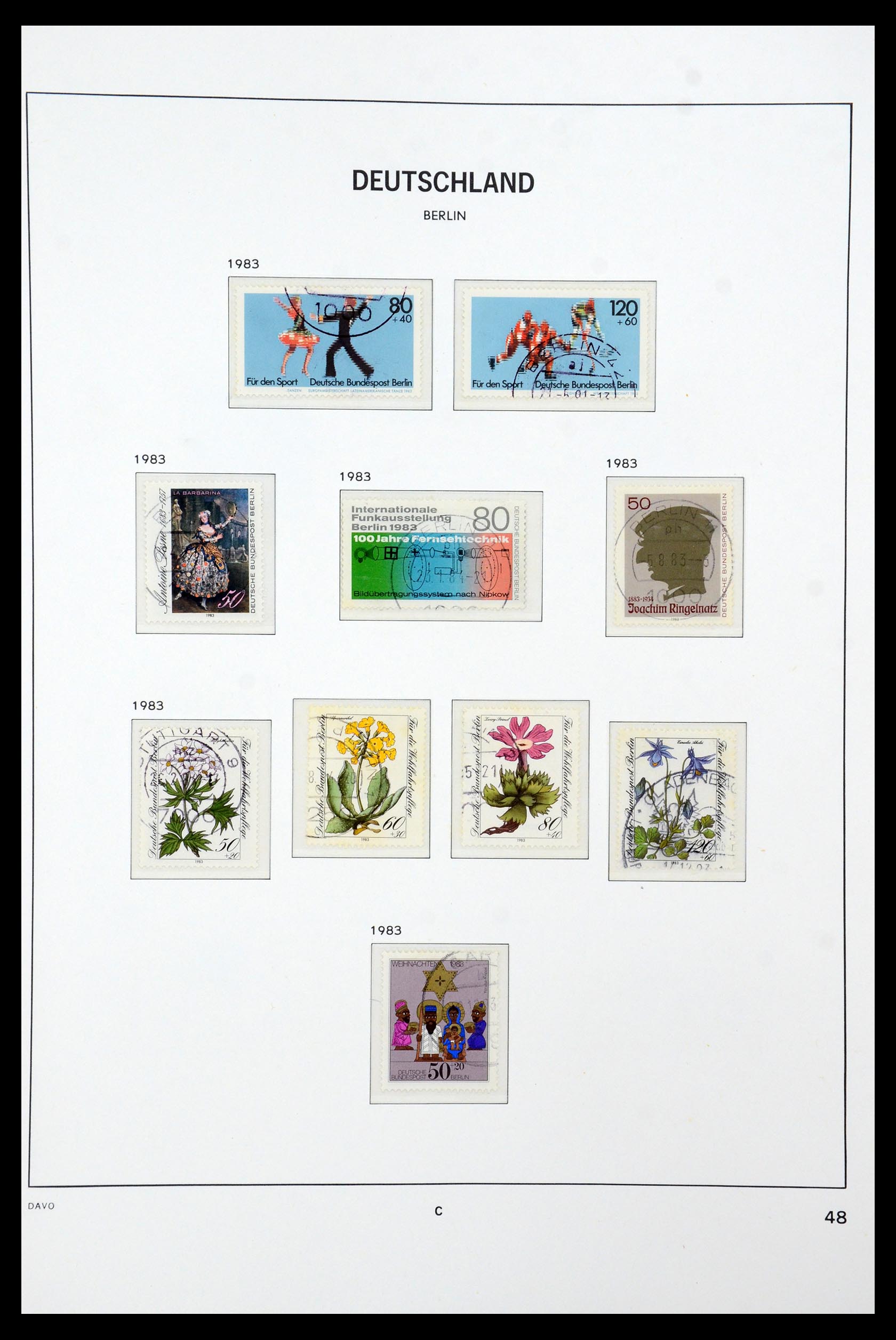36441 053 - Postzegelverzameling 36441 Berlijn 1948-1990.
