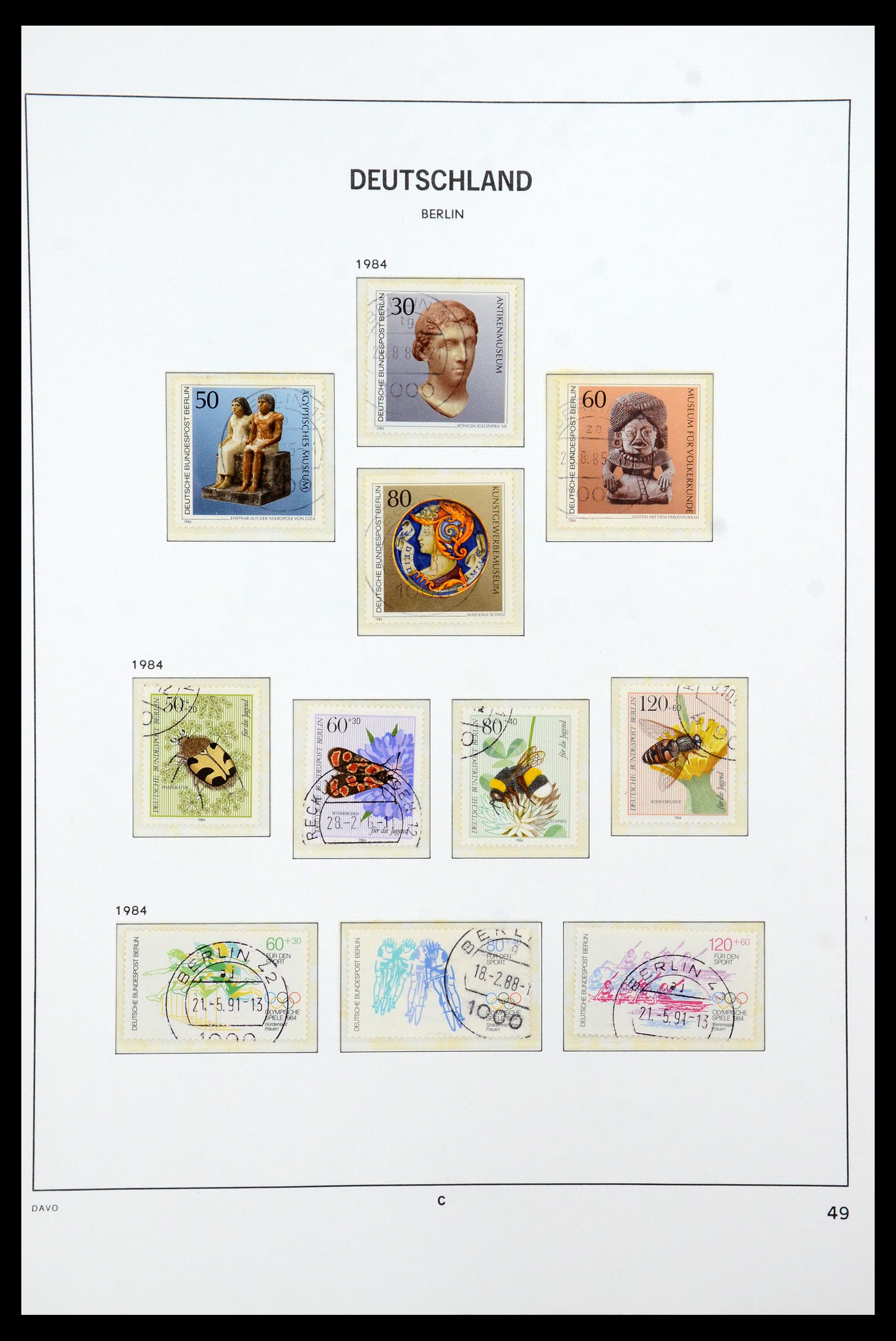 36441 054 - Postzegelverzameling 36441 Berlijn 1948-1990.