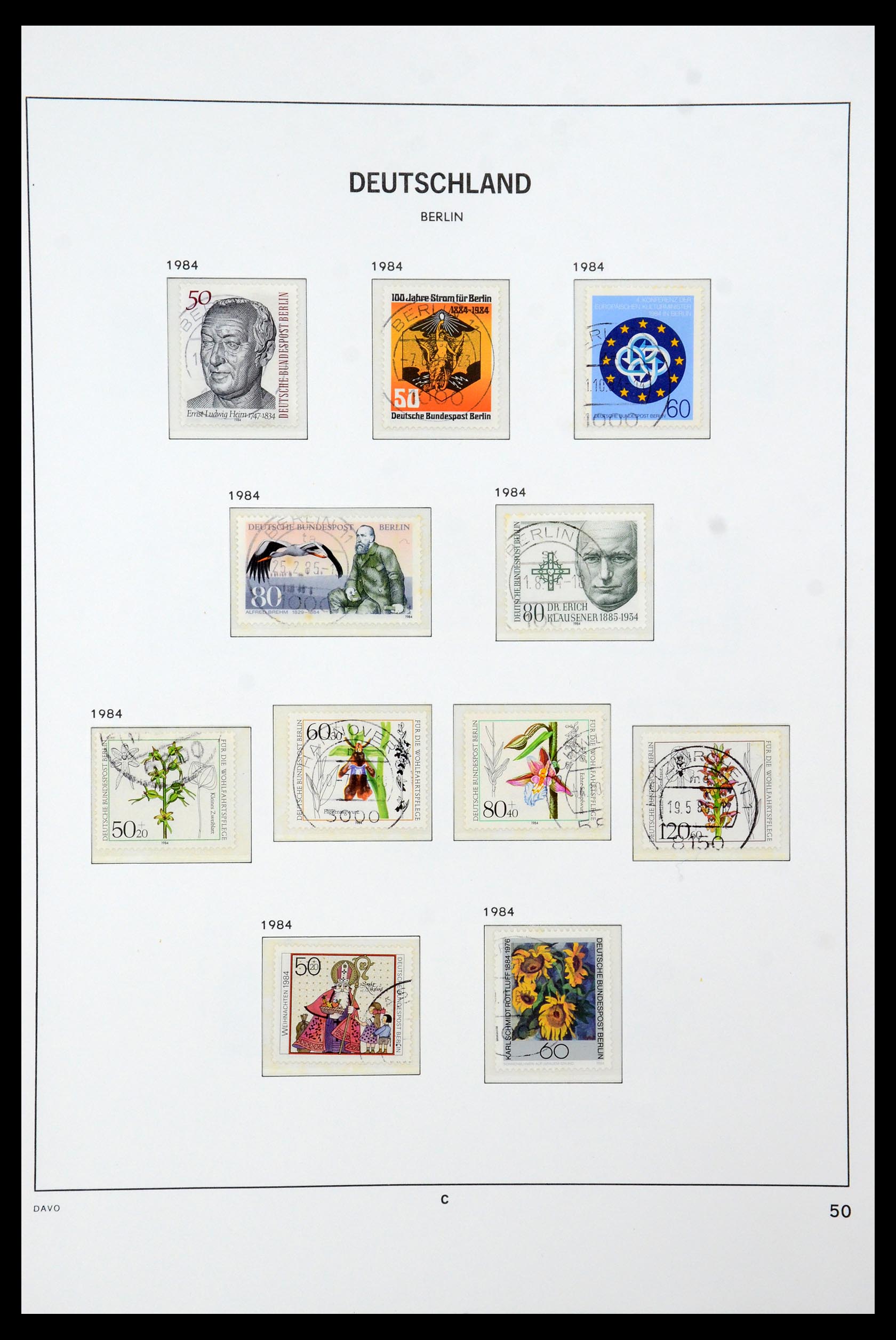 36441 055 - Postzegelverzameling 36441 Berlijn 1948-1990.