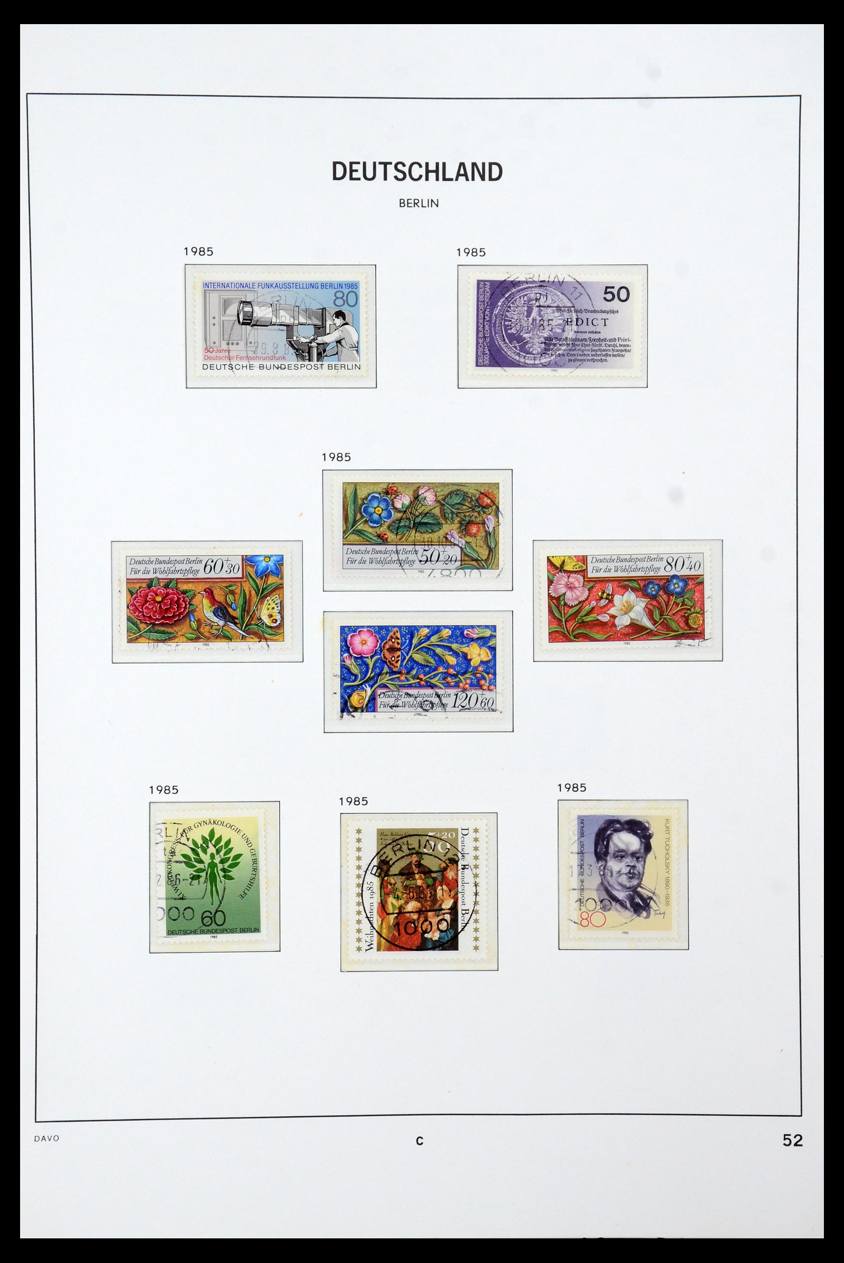 36441 057 - Stamp collection 36441 Berlin 1948-1990.