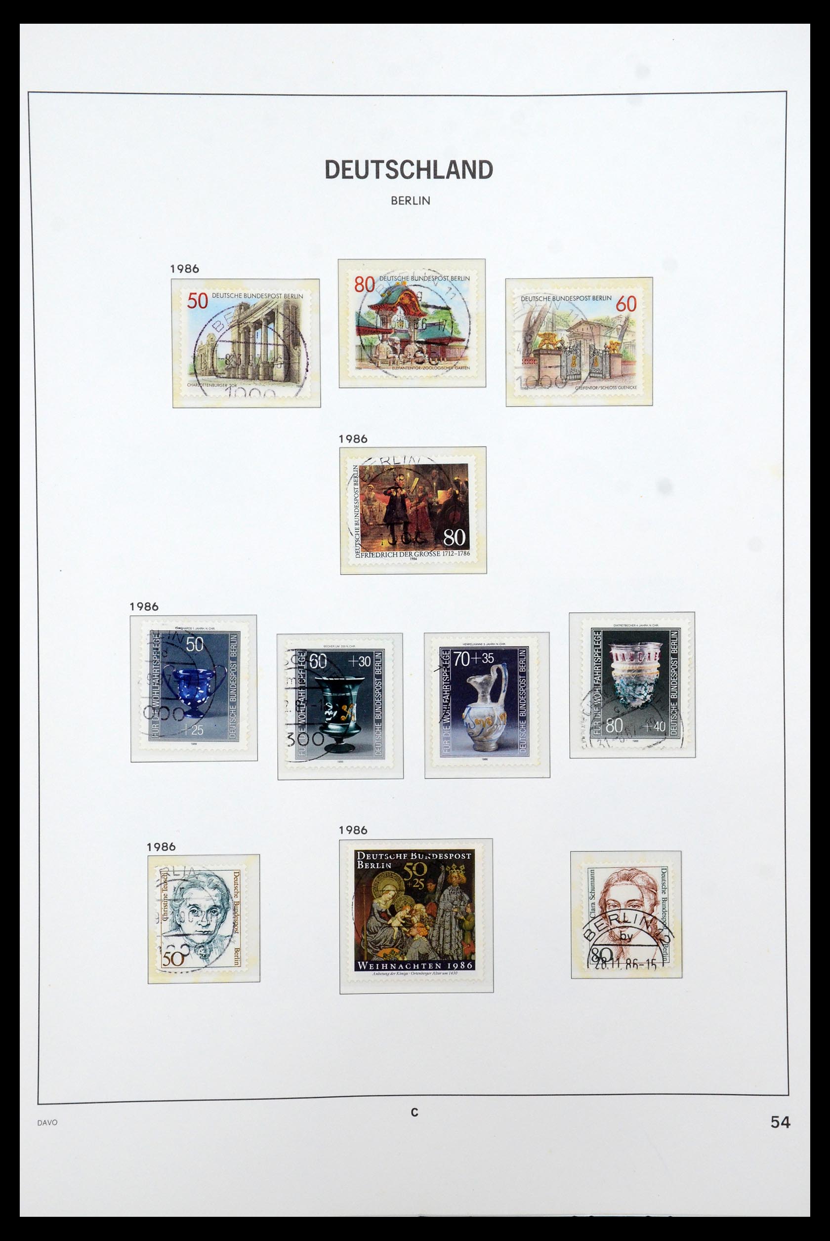 36441 059 - Postzegelverzameling 36441 Berlijn 1948-1990.