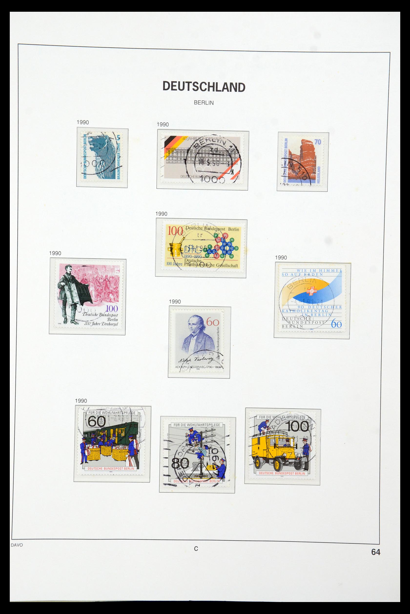 36441 071 - Stamp collection 36441 Berlin 1948-1990.