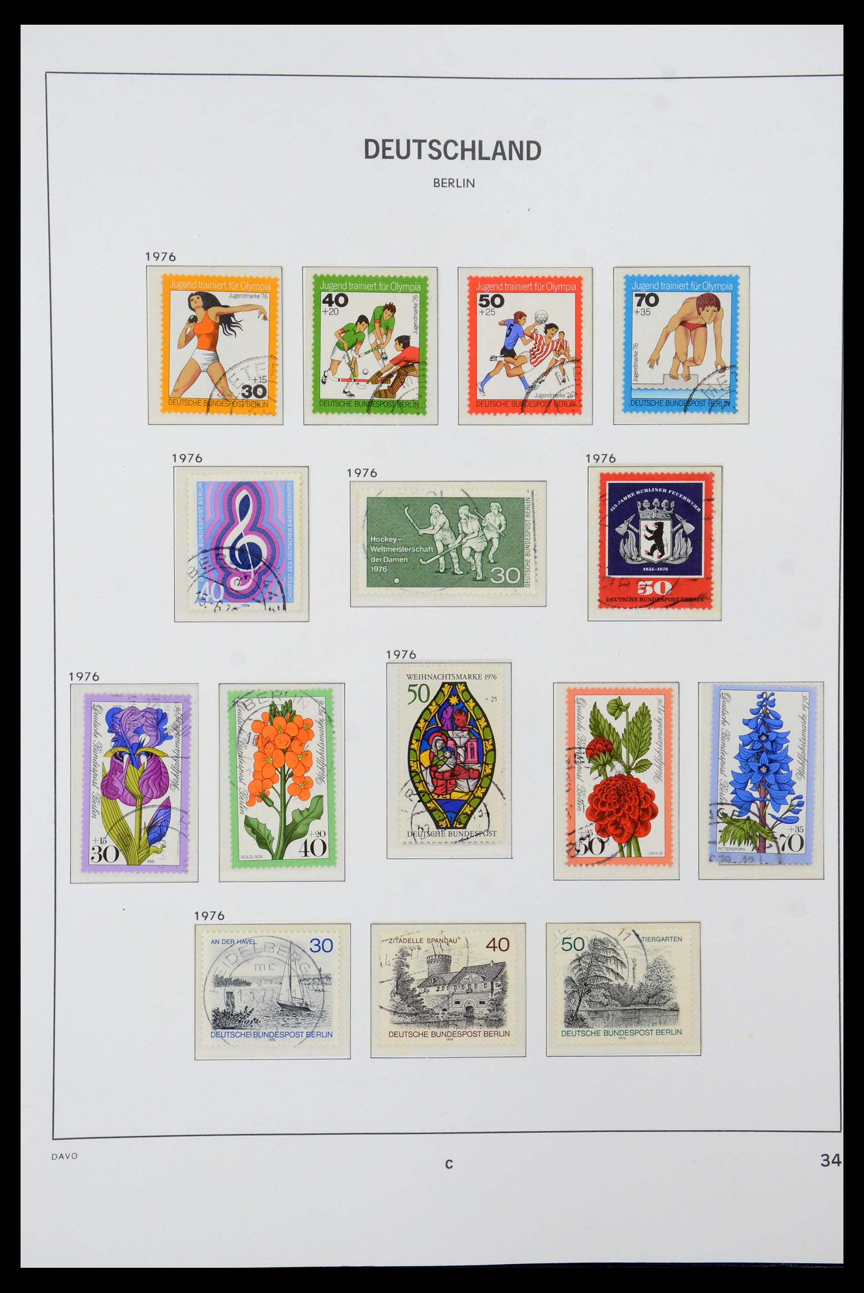 36441 077 - Stamp collection 36441 Berlin 1948-1990.