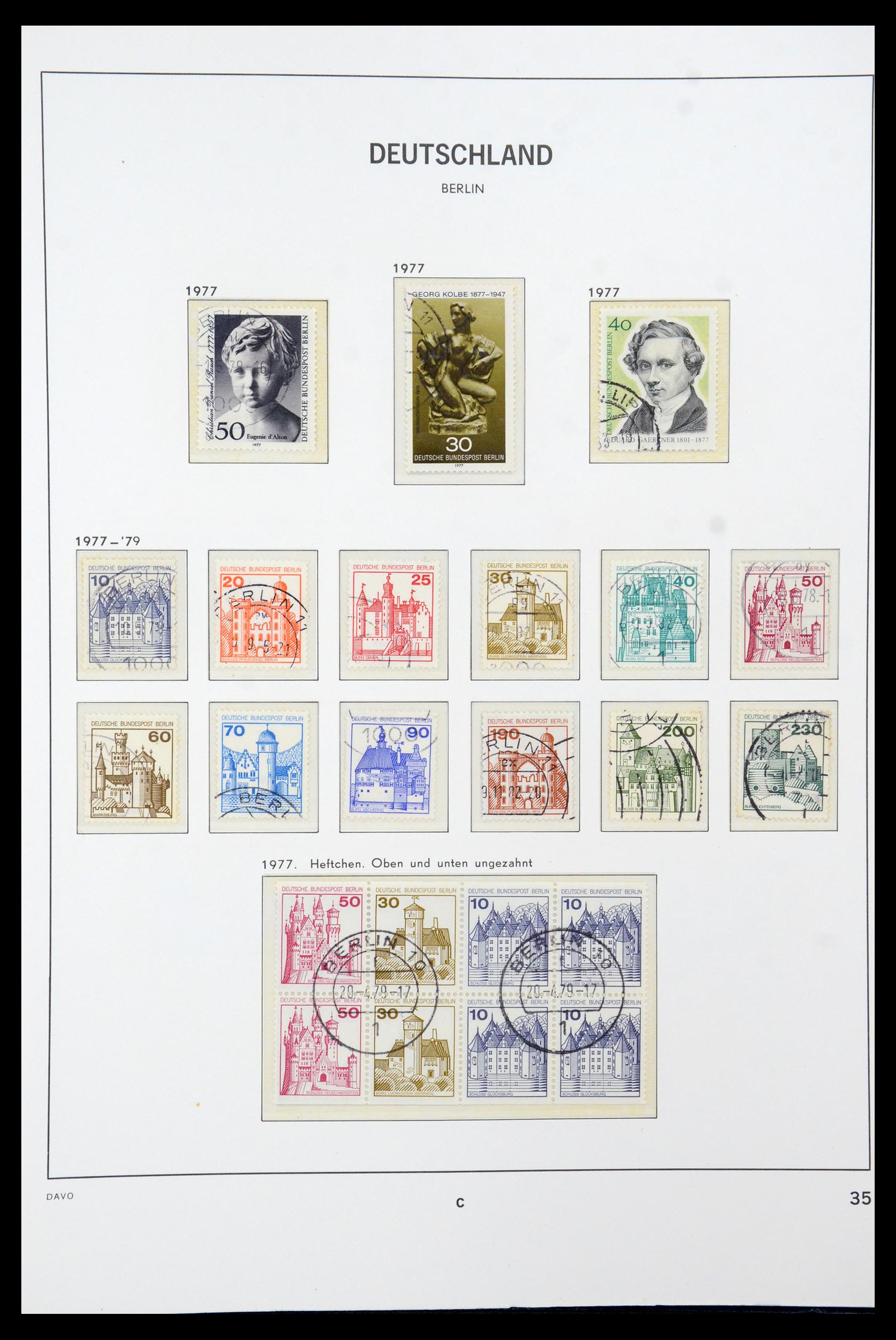 36441 078 - Stamp collection 36441 Berlin 1948-1990.