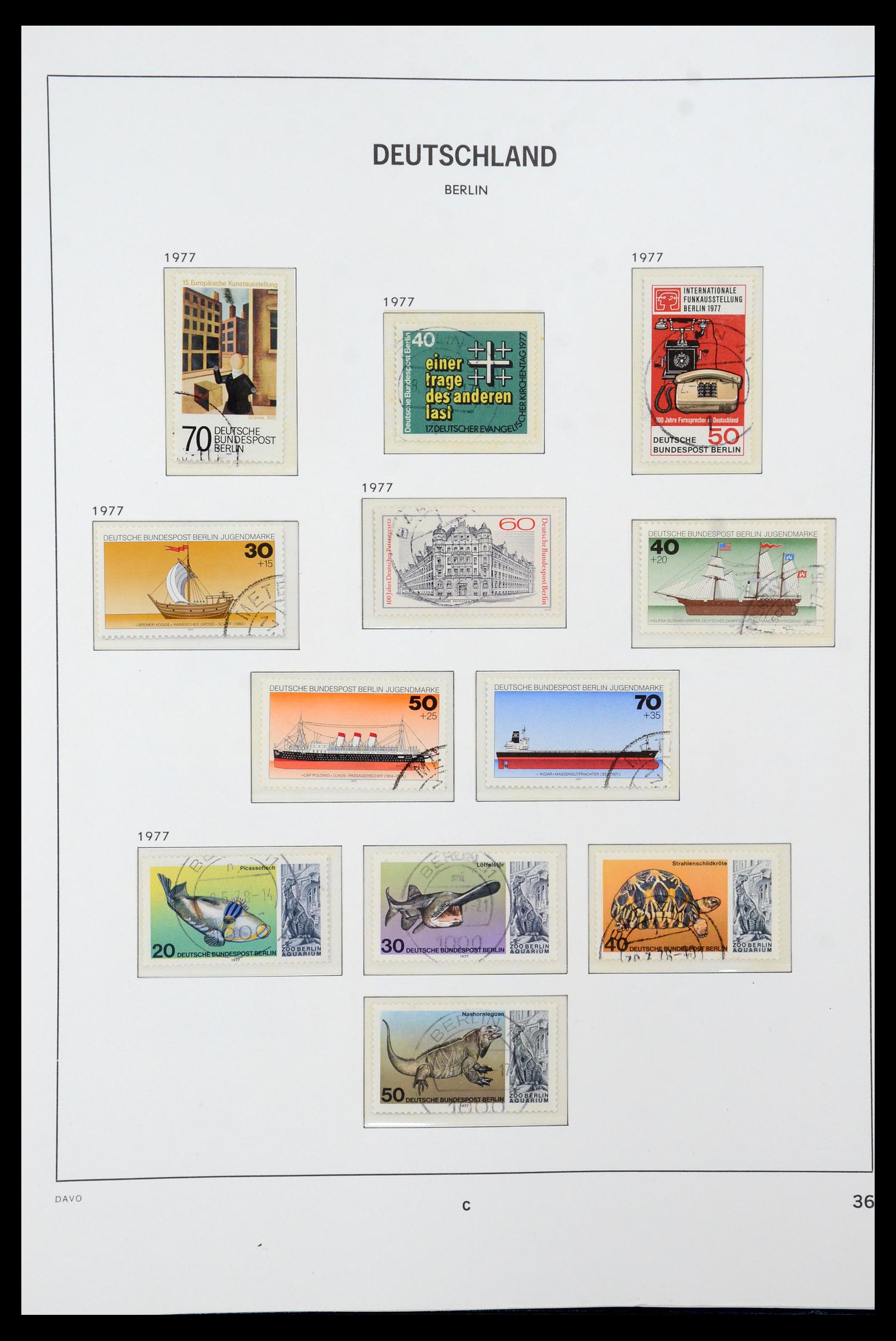 36441 079 - Stamp collection 36441 Berlin 1948-1990.