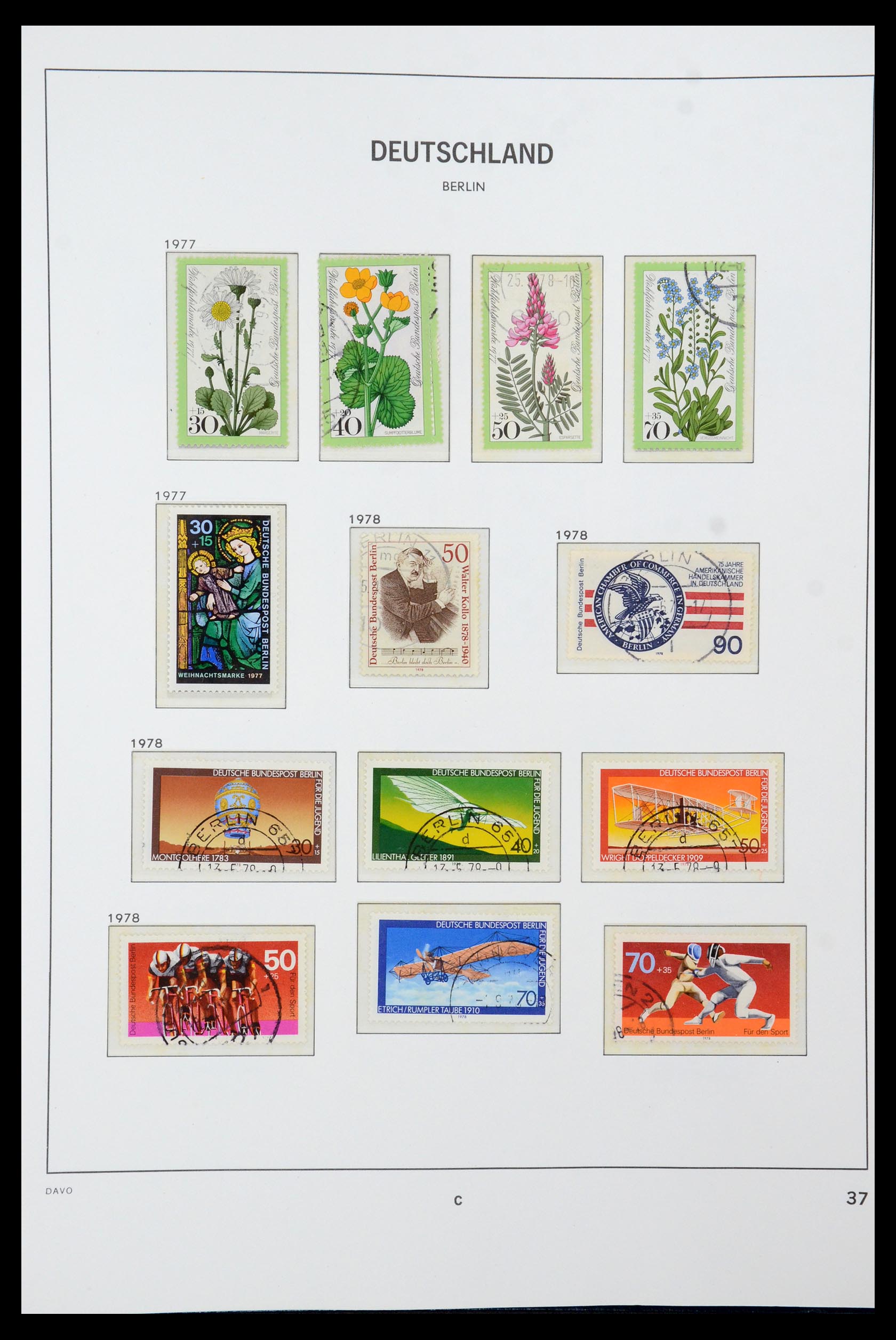 36441 080 - Stamp collection 36441 Berlin 1948-1990.