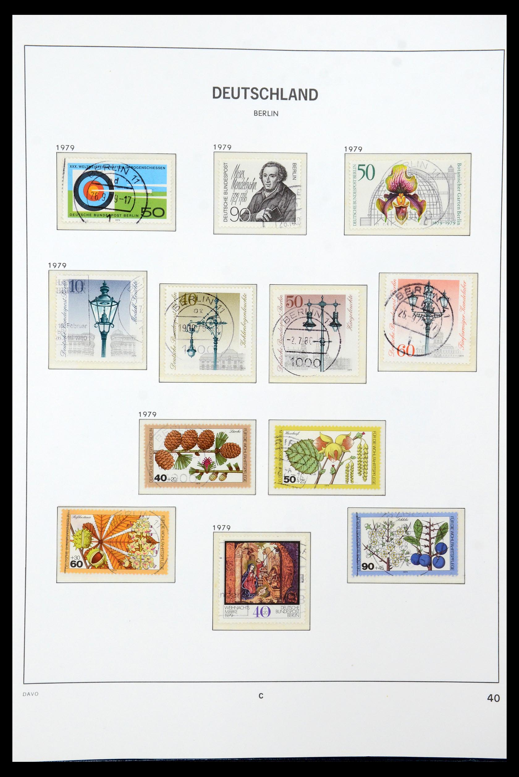 36441 084 - Stamp collection 36441 Berlin 1948-1990.