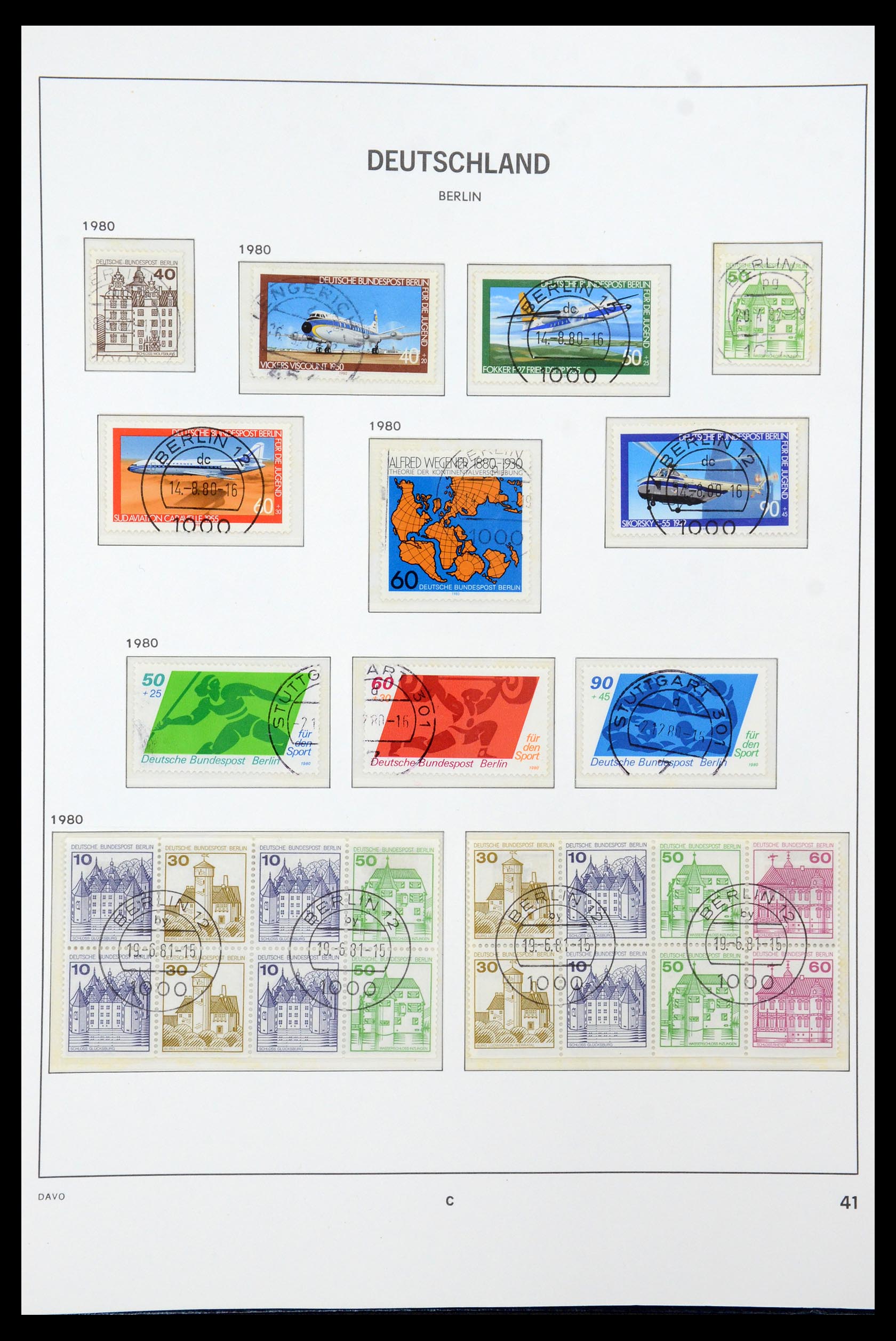 36441 085 - Stamp collection 36441 Berlin 1948-1990.
