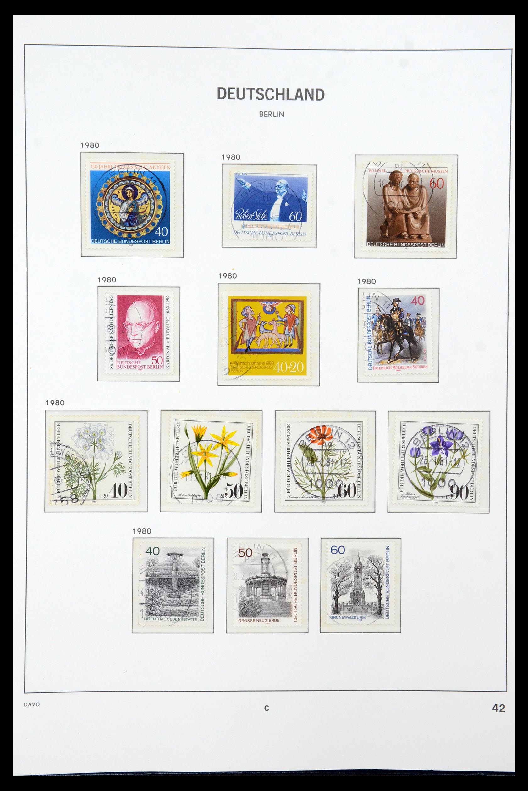 36441 086 - Stamp collection 36441 Berlin 1948-1990.